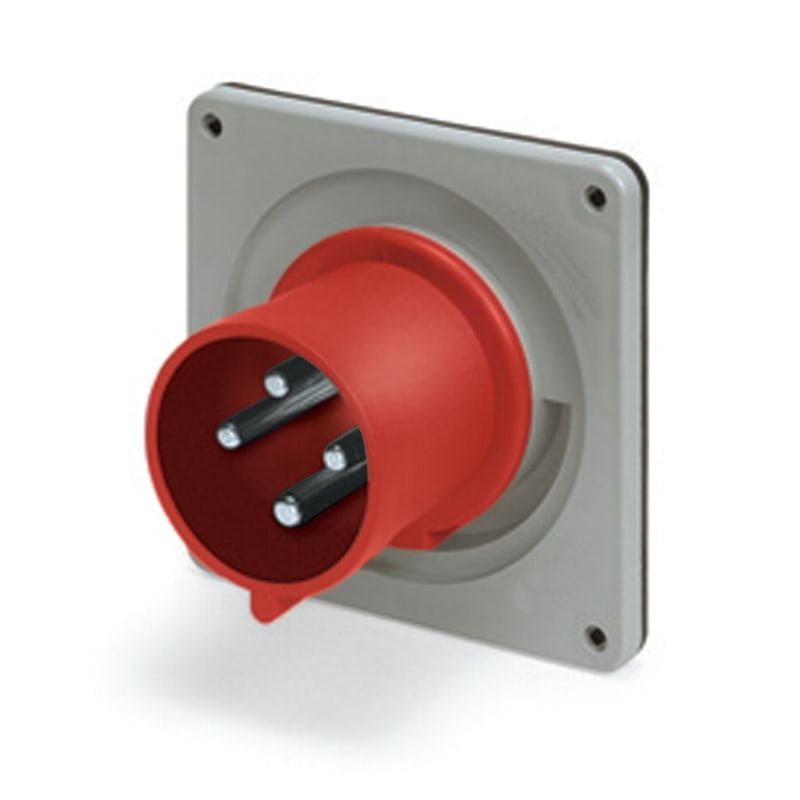 SCAME PARRE - SPINA DA INCASSO 30A 3P 4W 7H IP44