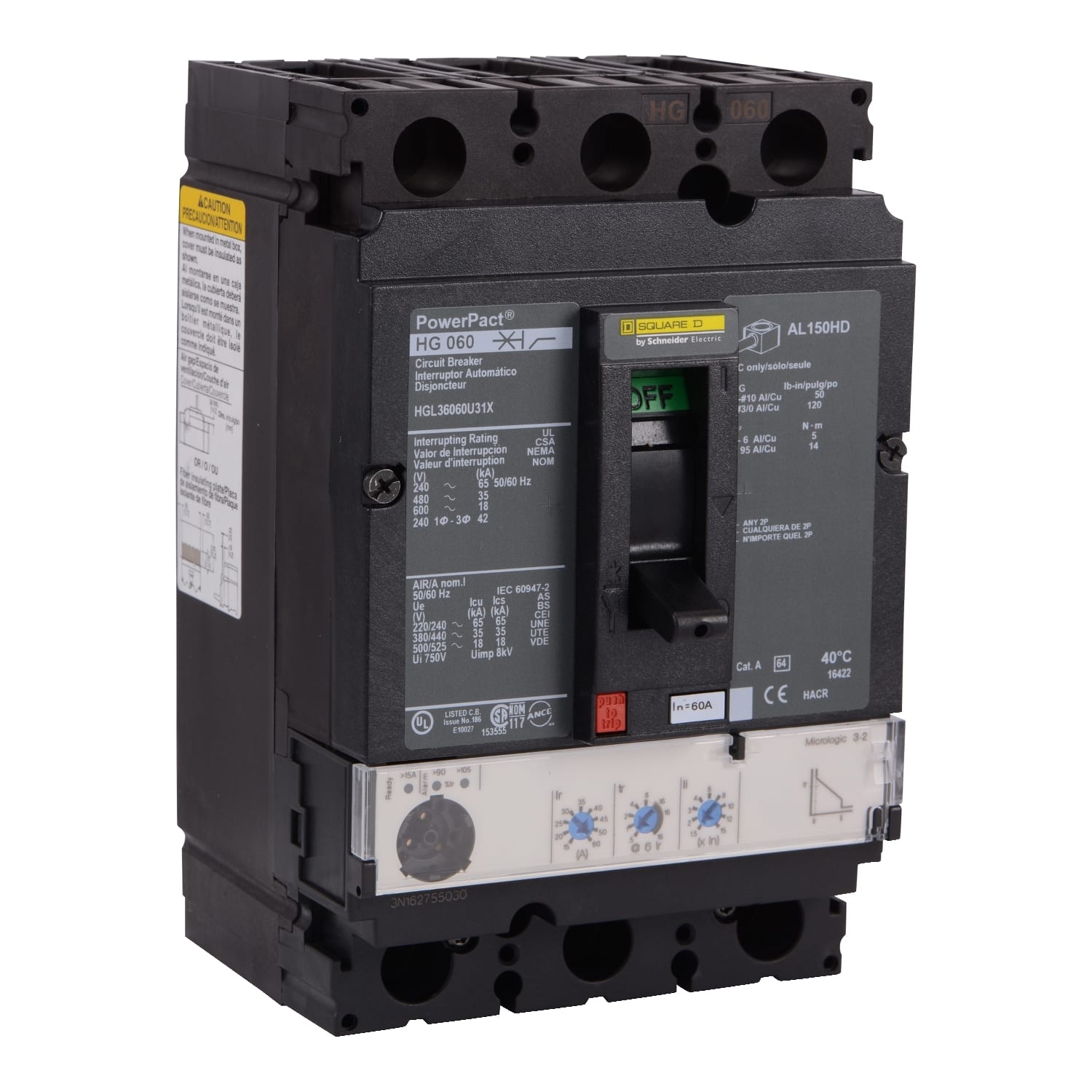 SCHNEIDER ELECTRIC - INTERRUTTORE AUTOMATICO SQD