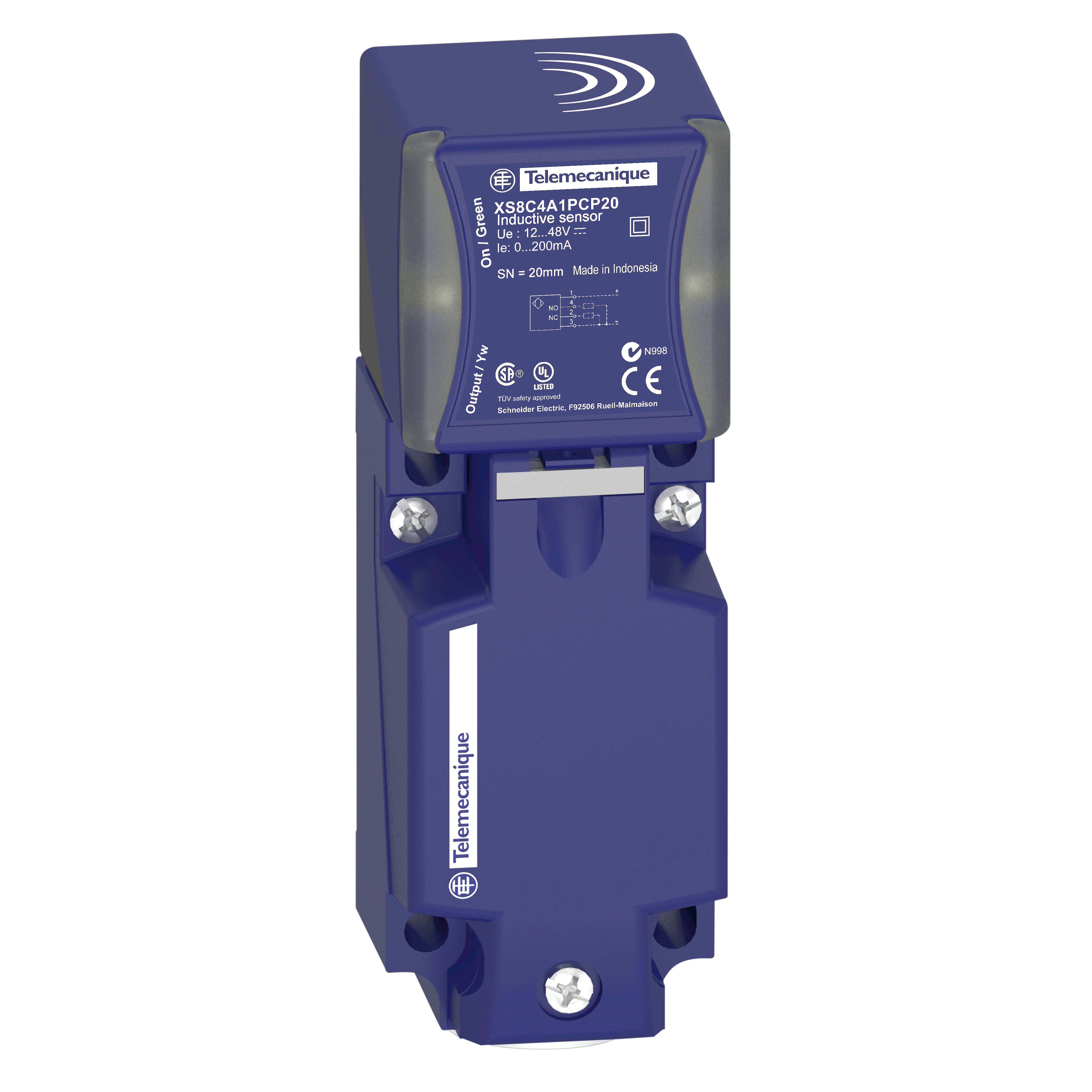 TELEMECANIQUE SENSOR - ACDC NO/NC 2 FIL SN 40MM CONN 1/2NPT