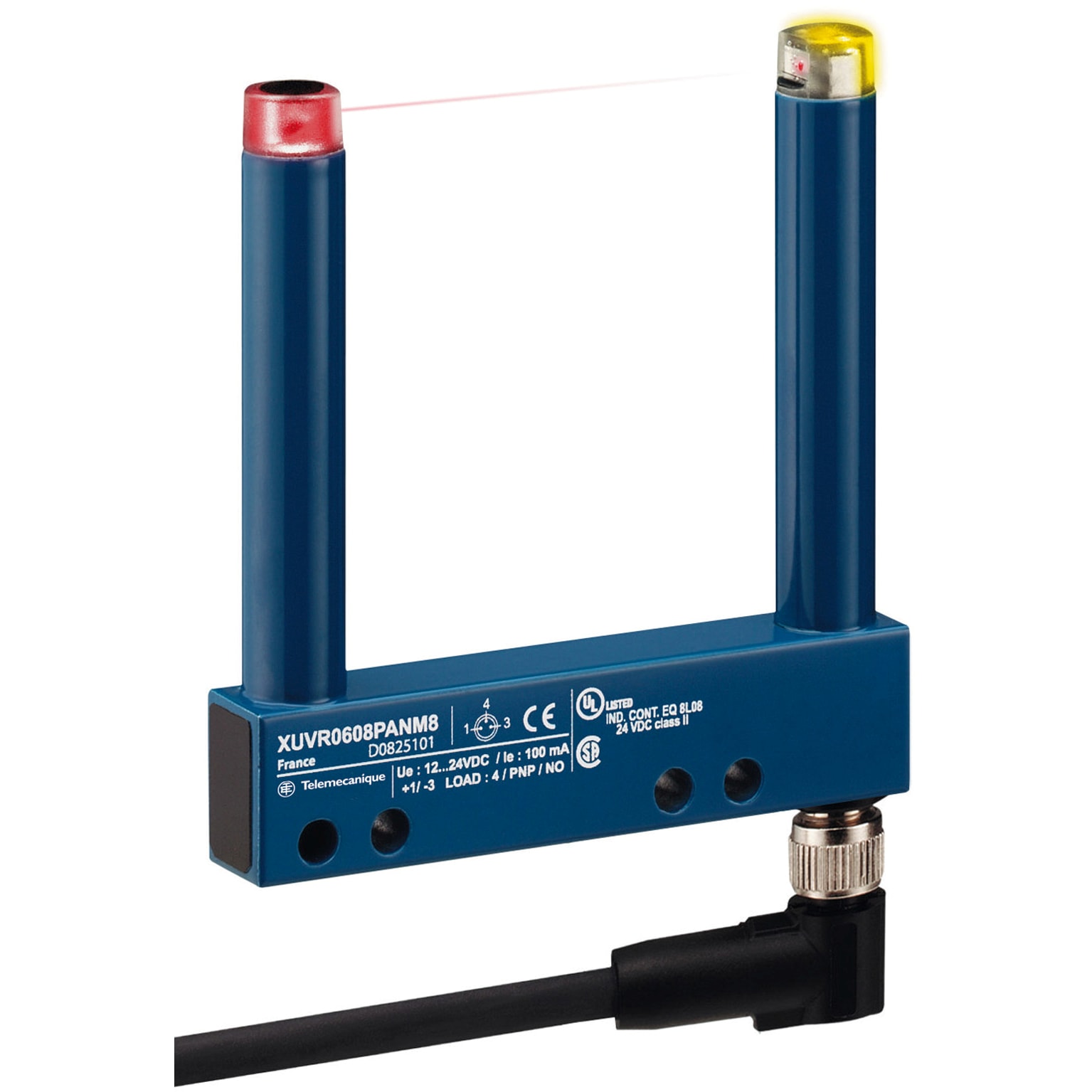 TELEMECANIQUE SENSOR - FORC OTTICHE 60X80 1224VDC PNP NO M8