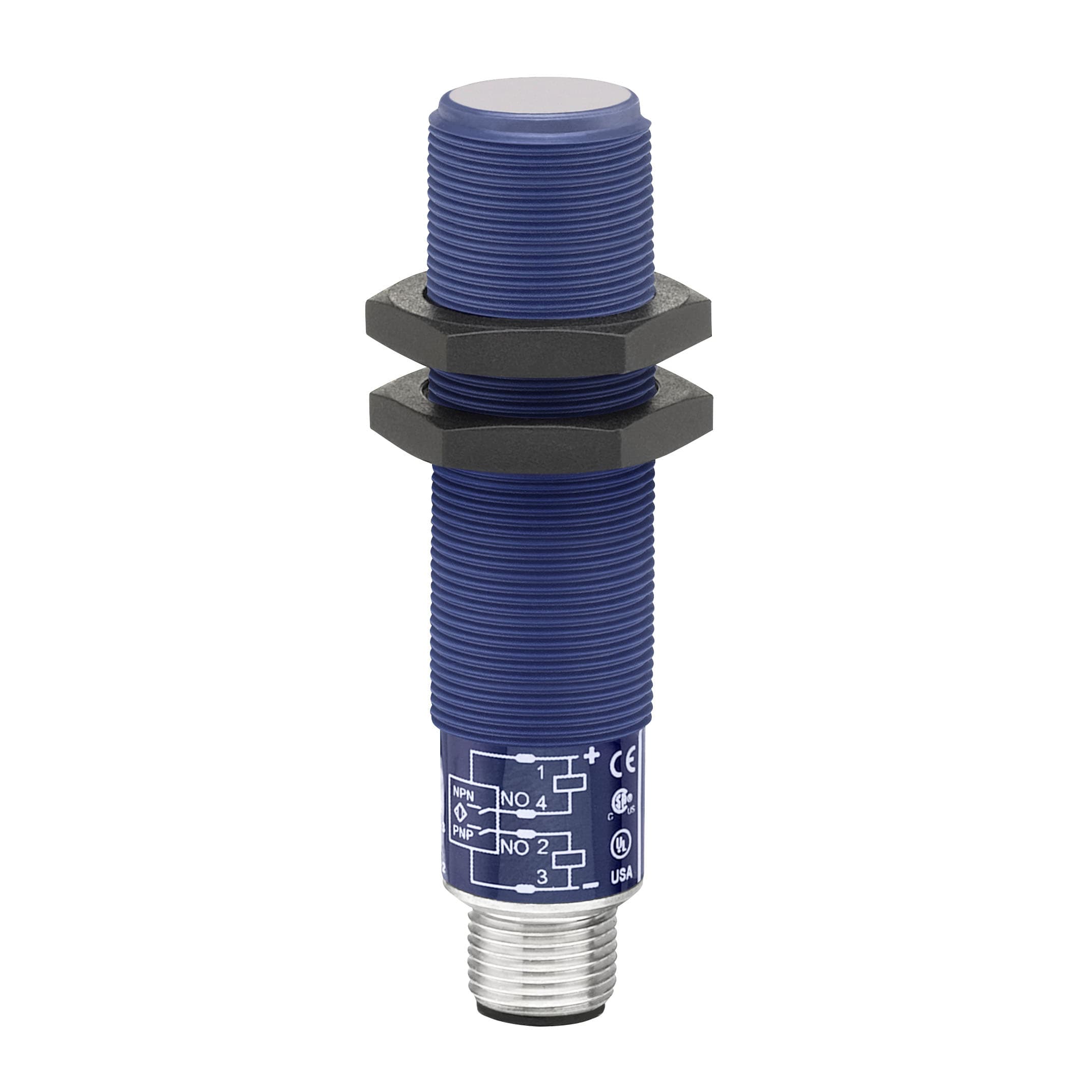 TELEMECANIQUE SENSOR - M18 R. SN=1M PNP/NPN NO M12