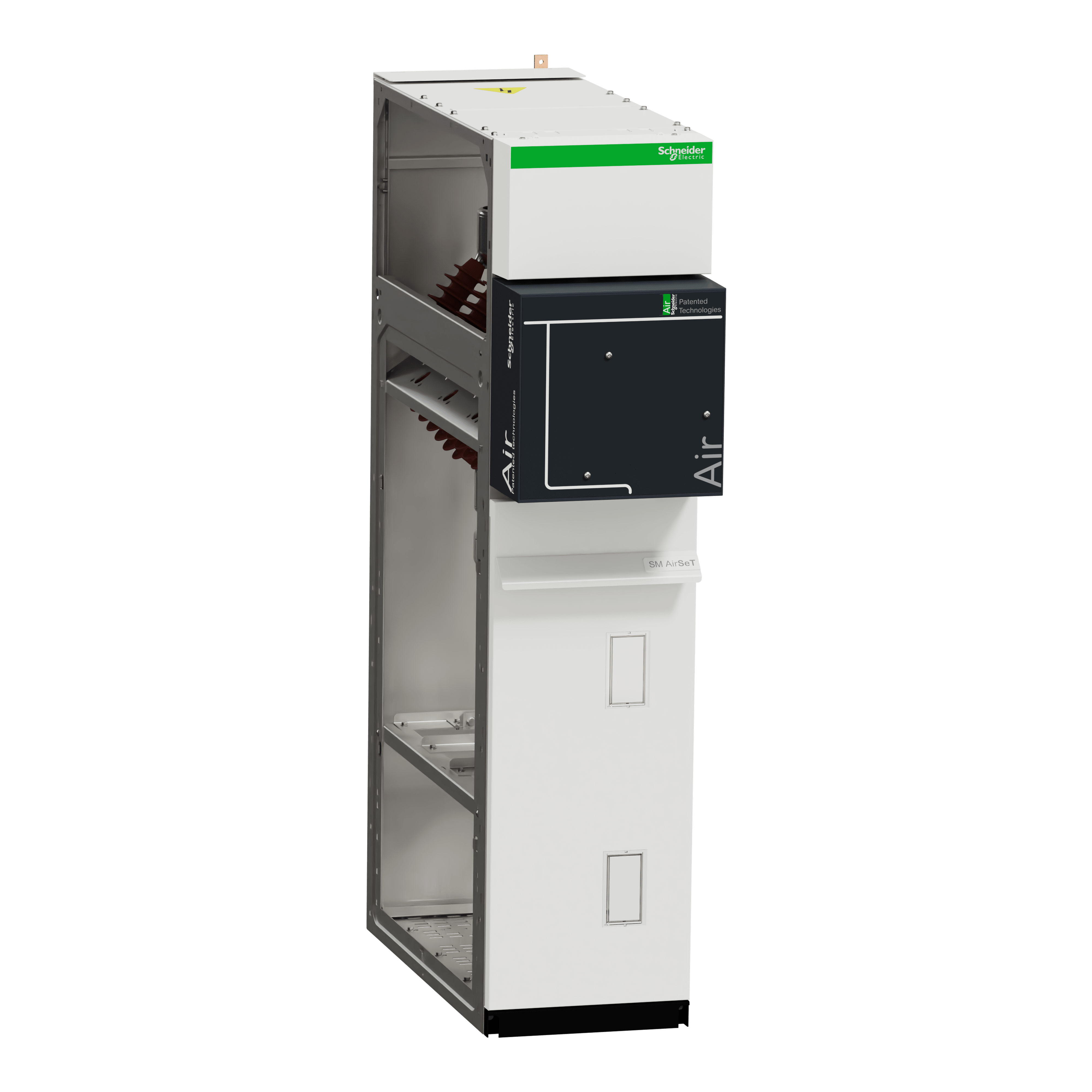 SCHNEIDER ELECTRIC - Quadro MT secondaria isolato in aria, SM AirSeT, unità di connessione cavi in ingresso GAM2, 24kV, Ir 630A, AFL, 12,5kA 1s, 20kV