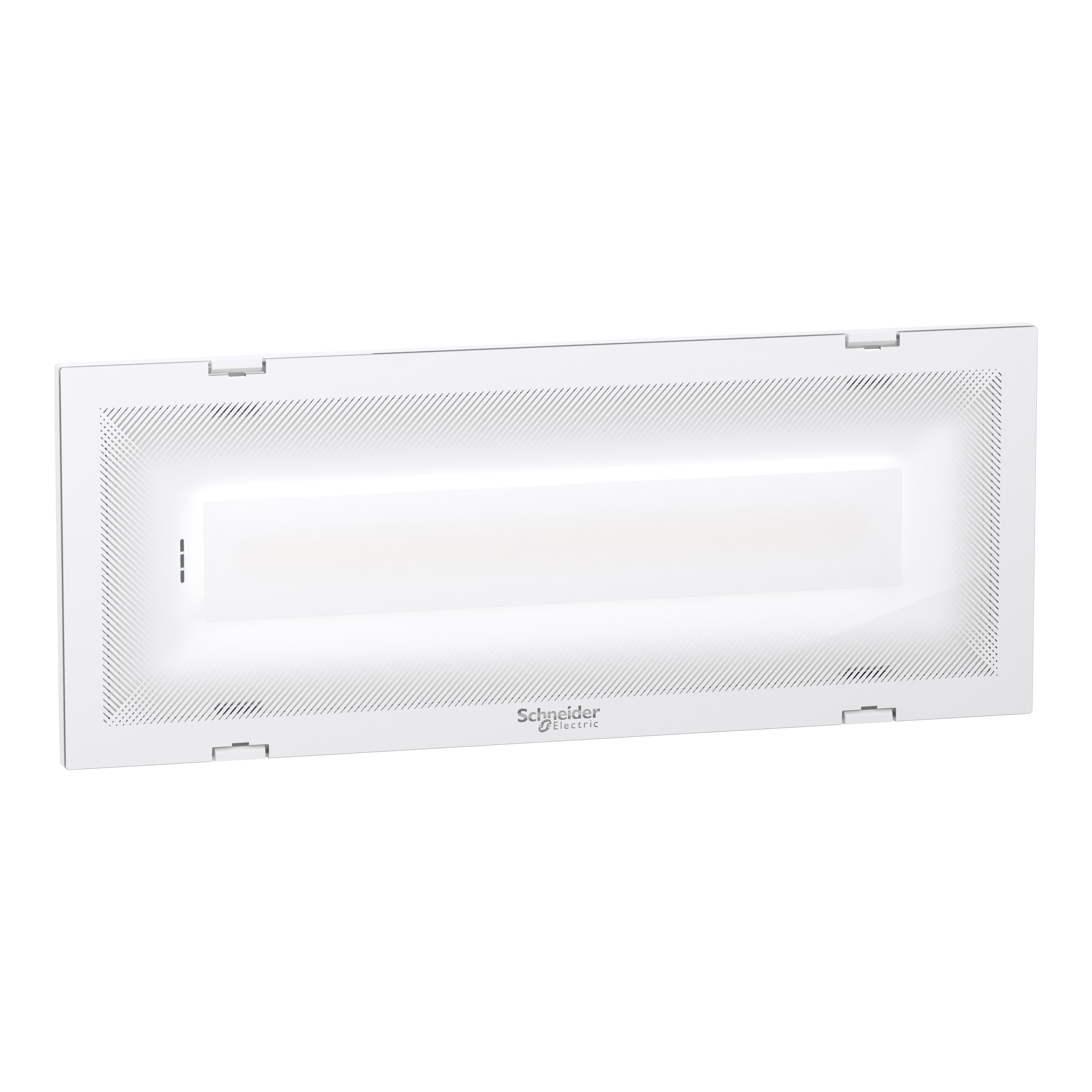 SCHNEIDER ELECTRIC - Exiway Trend, IP42, Autoalimentato Standard, SE-SA, 800/630/510/350lm SE, 500lm SA, 1/1,5/2/3h, illuminazione di sicurezza