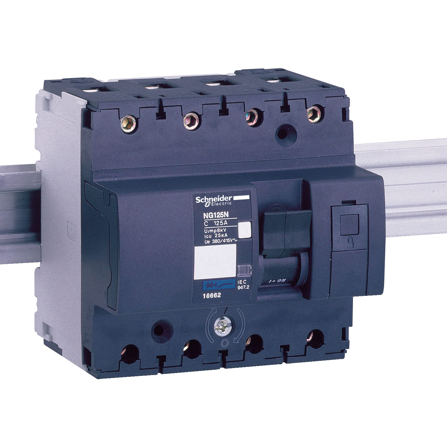 SCHNEIDER ELECTRIC - Interruttore magnetotermico NG125L 4P C 50A 50kA