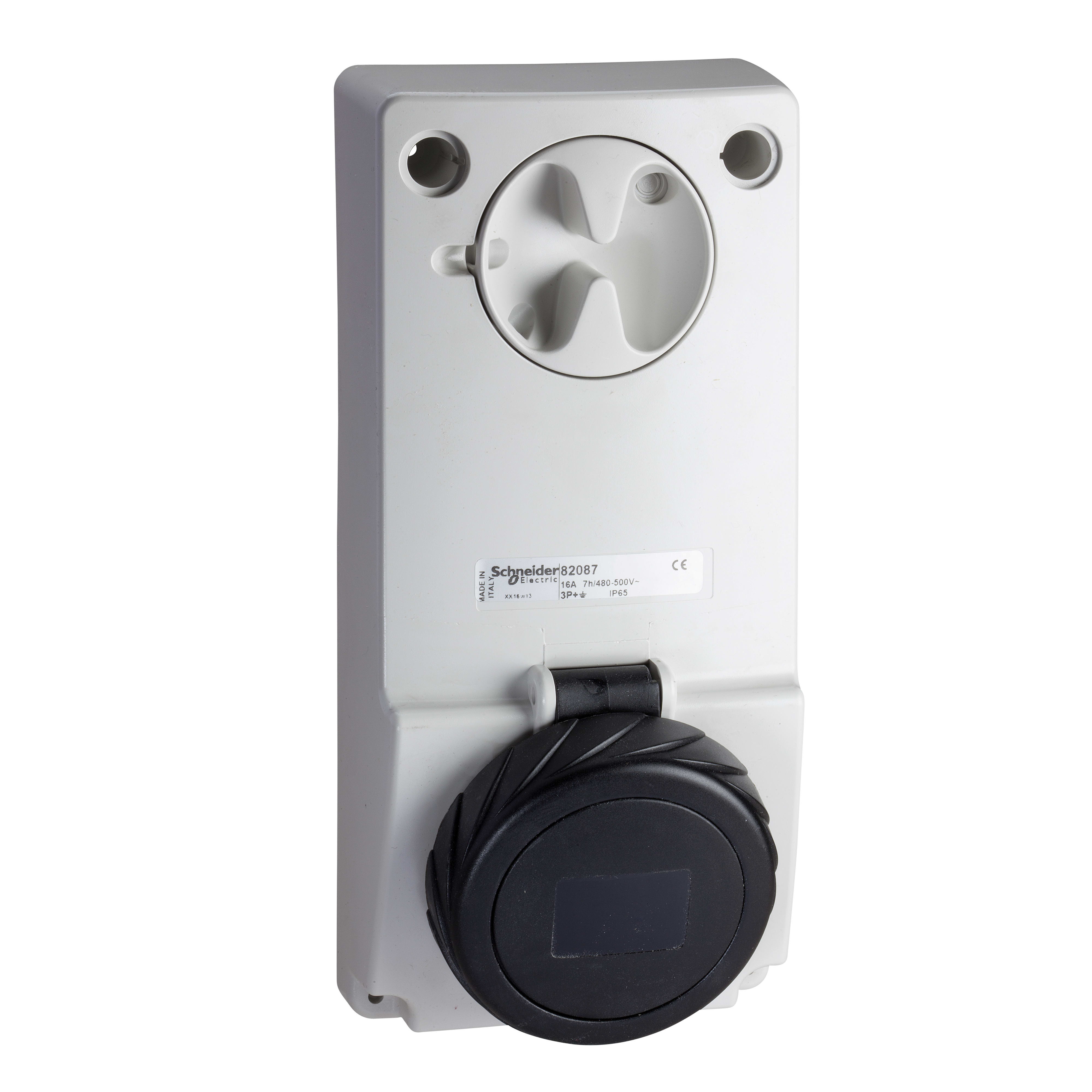 SCHNEIDER ELECTRIC - Presa da incasso interbloccata Unika IP65 16A 500V 3P+T