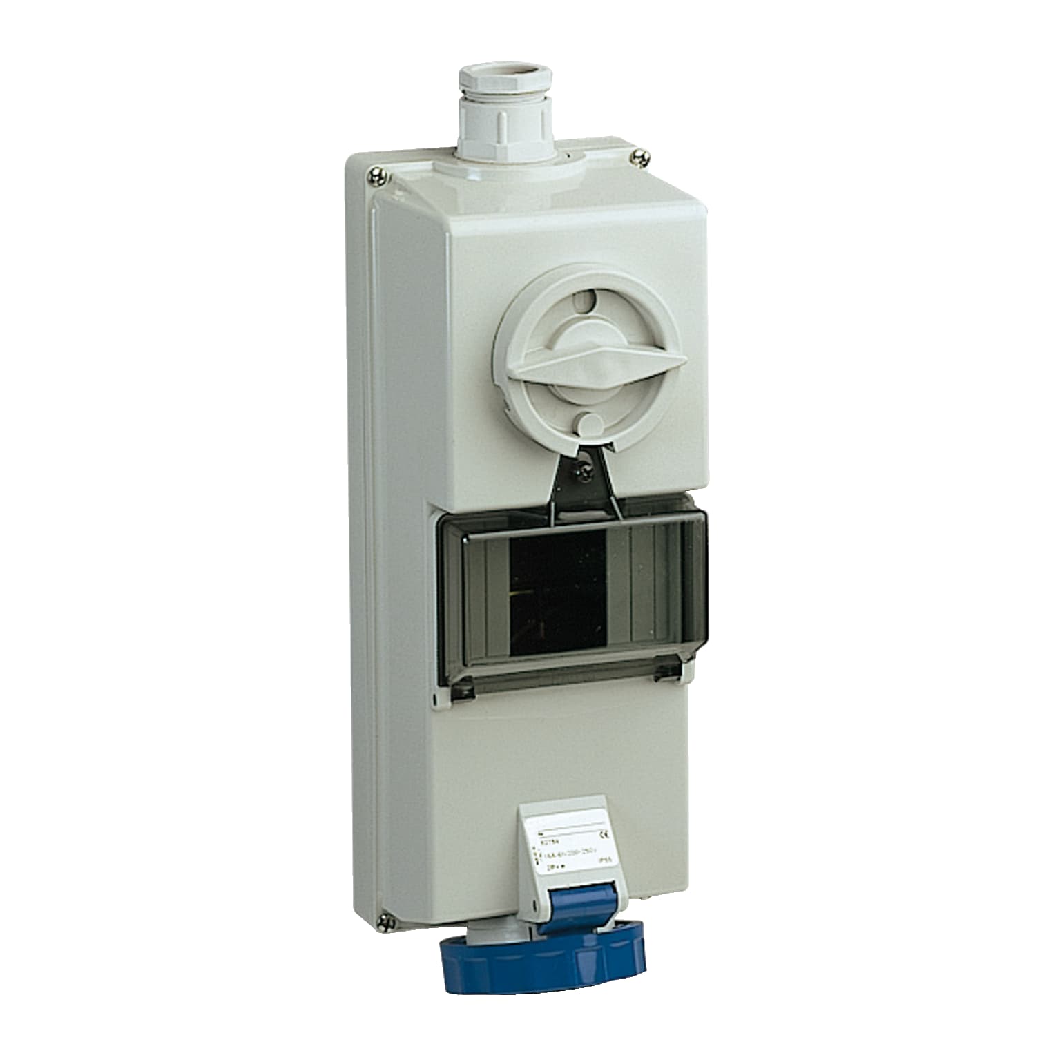SCHNEIDER ELECTRIC - Presa da parete interbloccata /vano DIN Isoblock IP65 16A 220V 2P+T