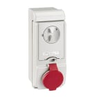 SCHNEIDER ELECTRIC - Presa da parete interbloccata fusibilata Unika IP44 16A 380V 3P+N+T