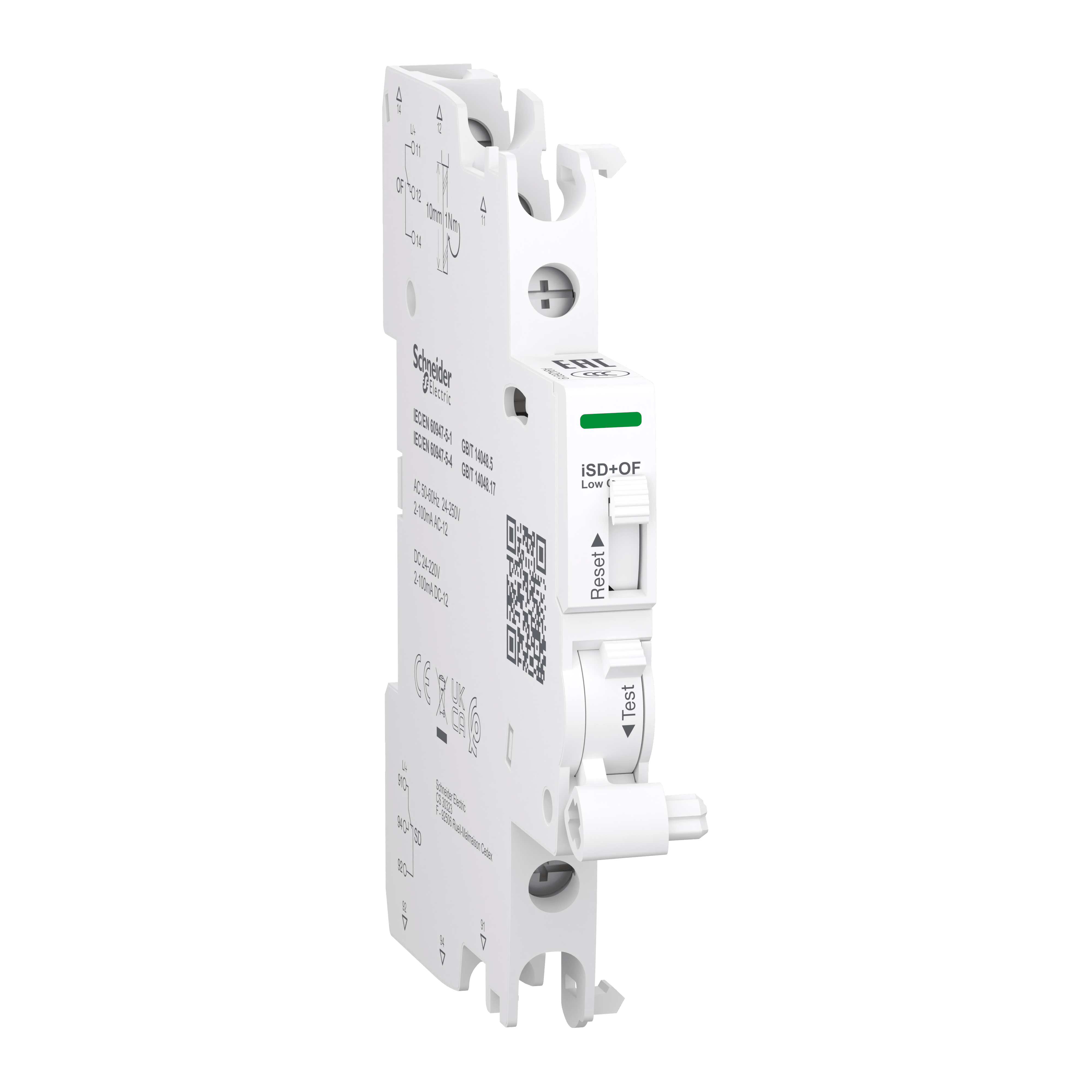 SCHNEIDER ELECTRIC - Contatto ausiliario Acti9 iOF+OF/SD per iC40/iC60/iID/iSW-NA/RCA