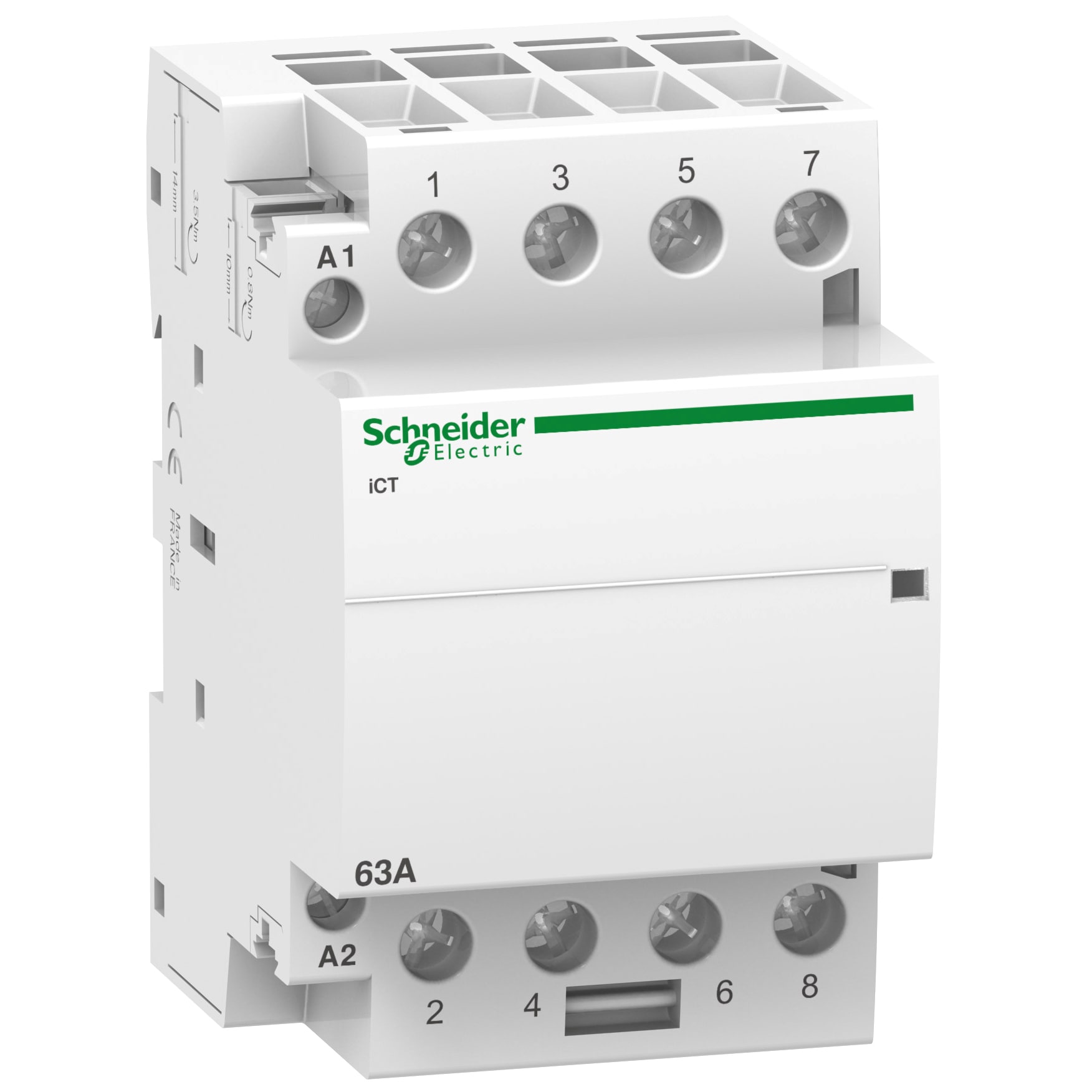 SCHNEIDER ELECTRIC - Contattore iCT 4NA 63A comando 24Vca