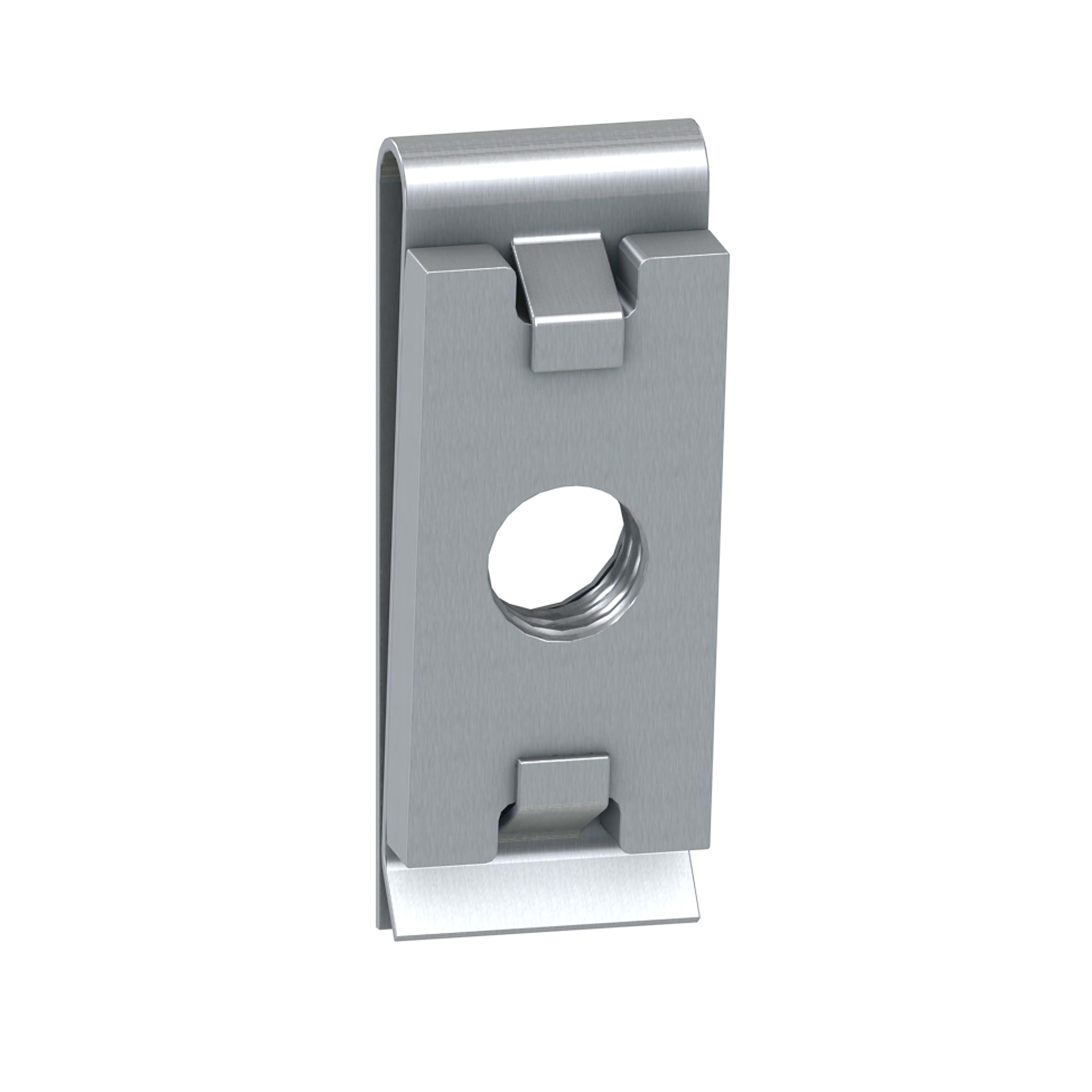 SCHNEIDER ELECTRIC - Clip Dado M4 - set di 100 pezzi - [prezzo per 100 pz]