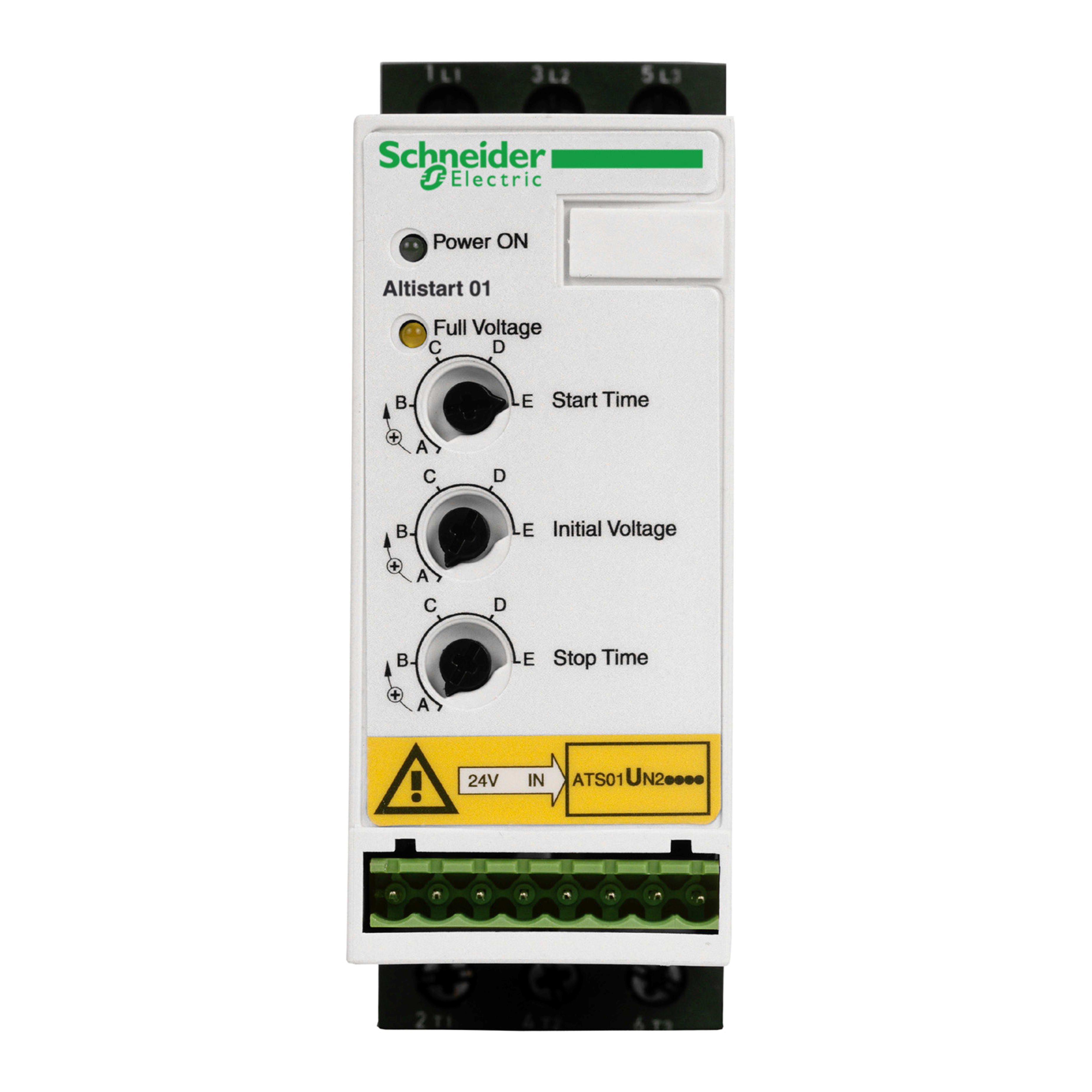 SCHNEIDER ELECTRIC - Avviatore statico per motore asincrono - ATSU01 - 6A - 200...480V - 0.75...3 KW