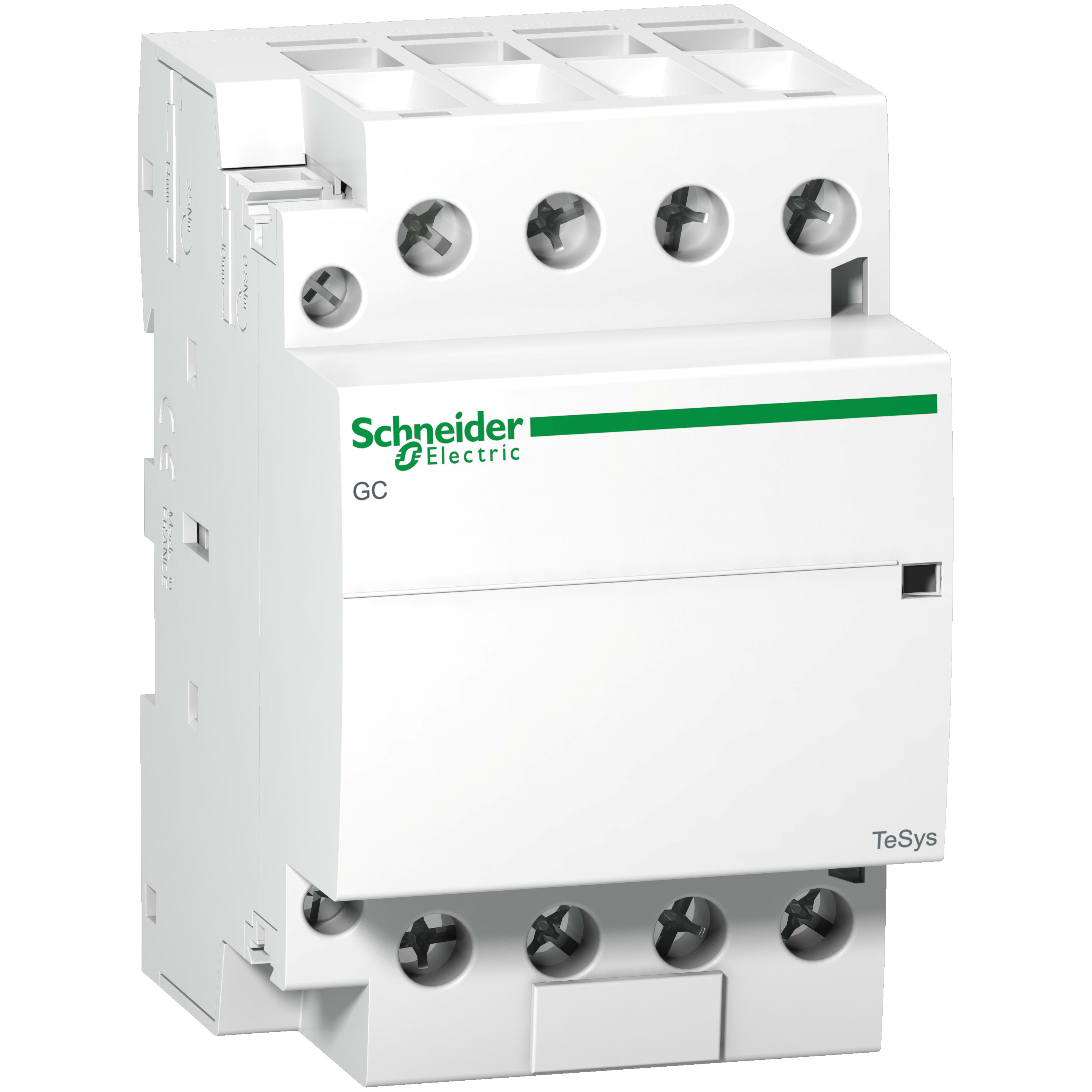 SCHNEIDER ELECTRIC - Modular contactor, TeSys GC, AC-7a, 40A, 4NO, 220 to 240VAC 60 Hz coil