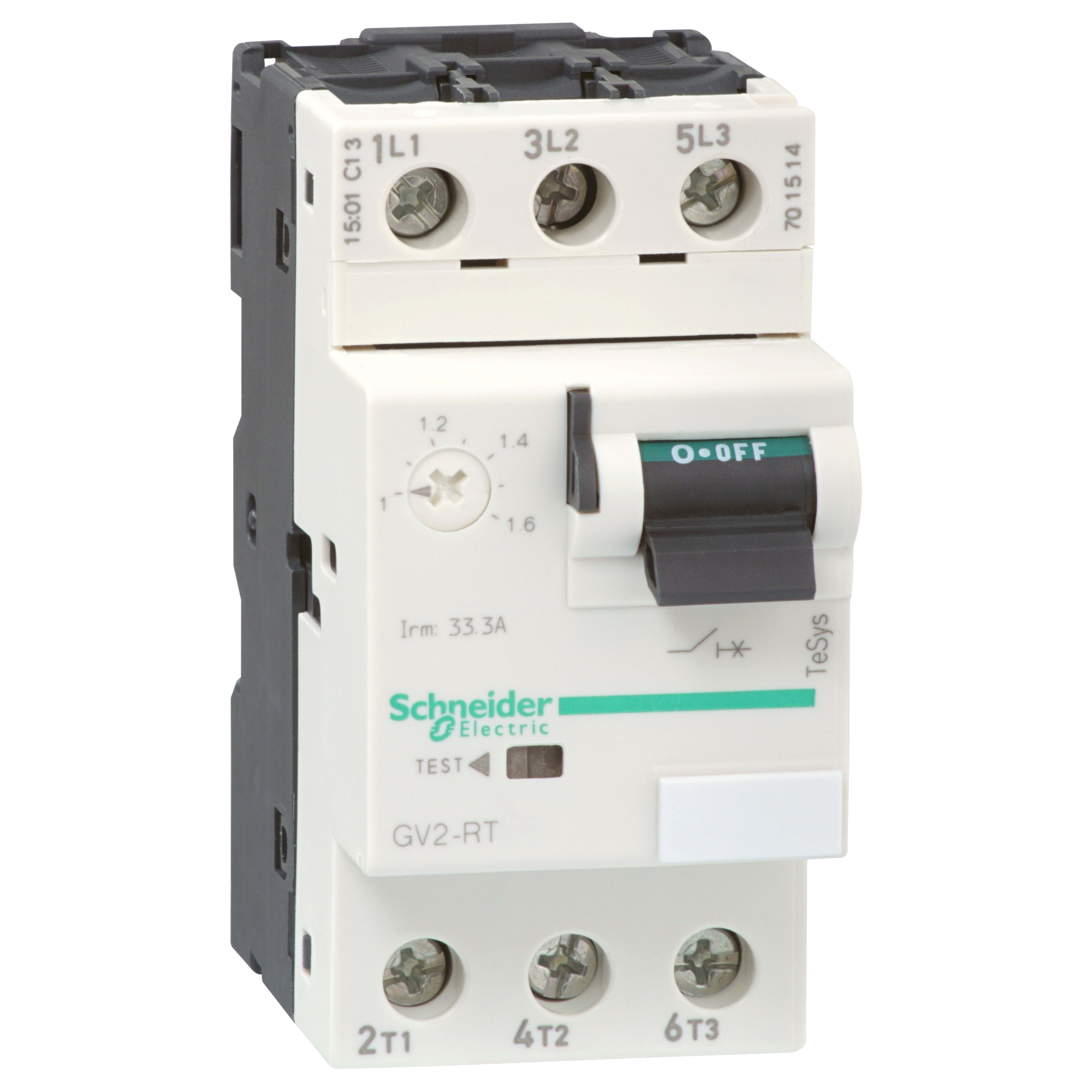 SCHNEIDER ELECTRIC - Interruttore automatico magnetotermico a leva, TeSys, GV2RT, 13-18A viti serrafilo