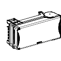SCHNEIDER ELECTRIC - Canalis - Unità di derivazione per fusibile NF - 22 x 58 - 100 A - 3L + PEN