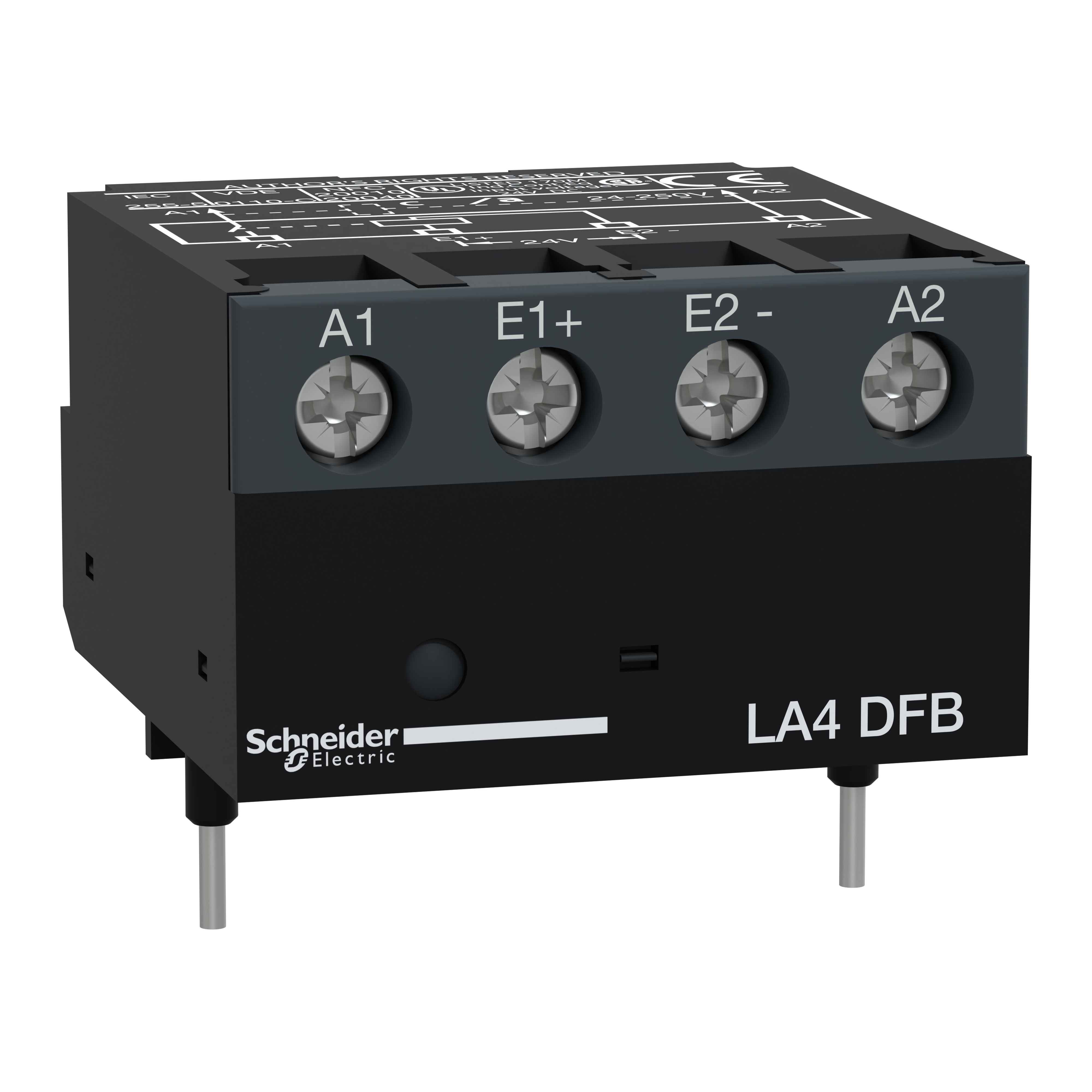 SCHNEIDER ELECTRIC - Modulo amplificatore interfaccia TeSys D - stato solido - 24 Vcc / 250 Vca