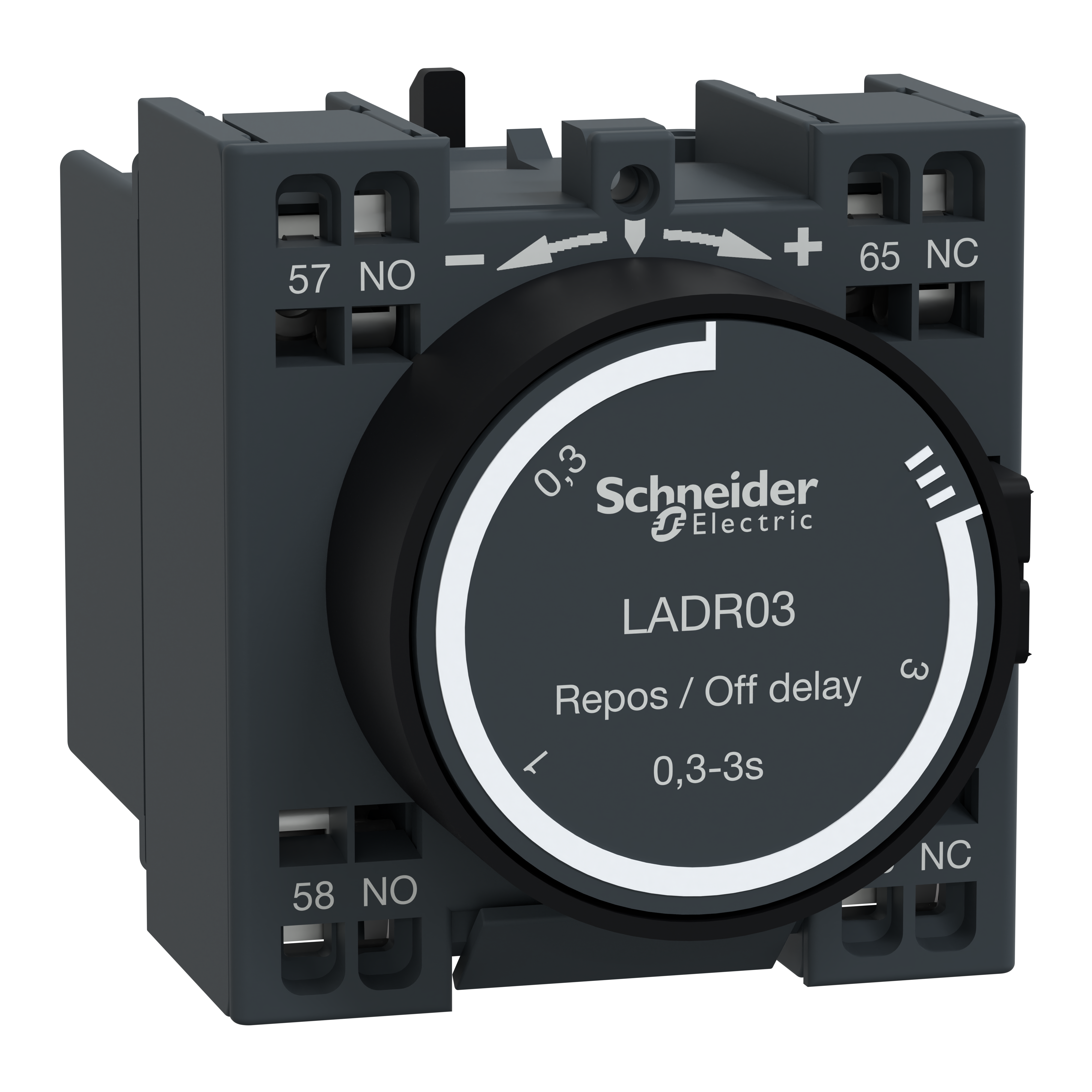 SCHNEIDER ELECTRIC - Blocco contatti ausiliari TeSys - 1NO + 1NC - Terminali a molla
