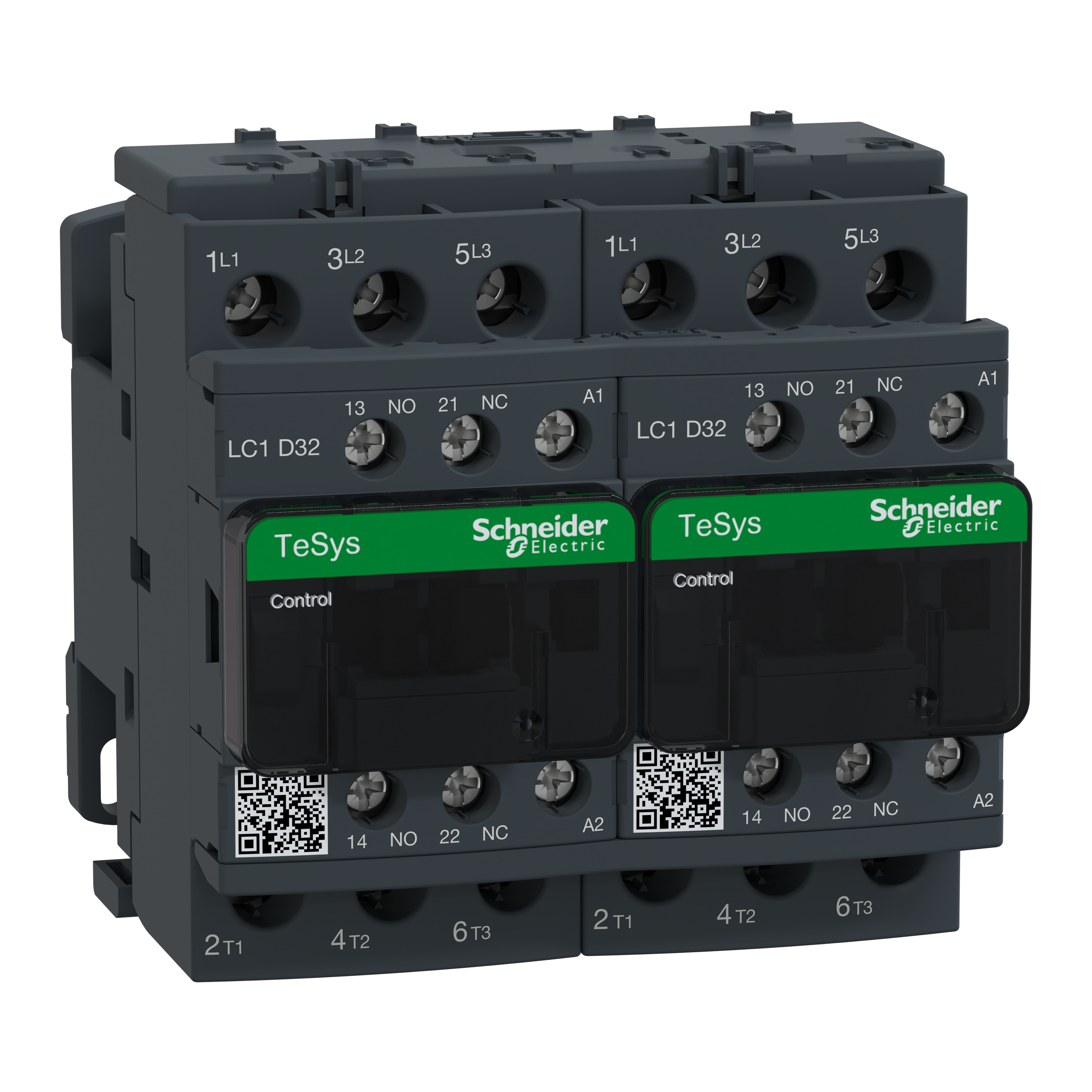 SCHNEIDER ELECTRIC - Teleinvertitore TeSys LC2D - 3 poli - AC3 440 V 32 A - 110 V CA