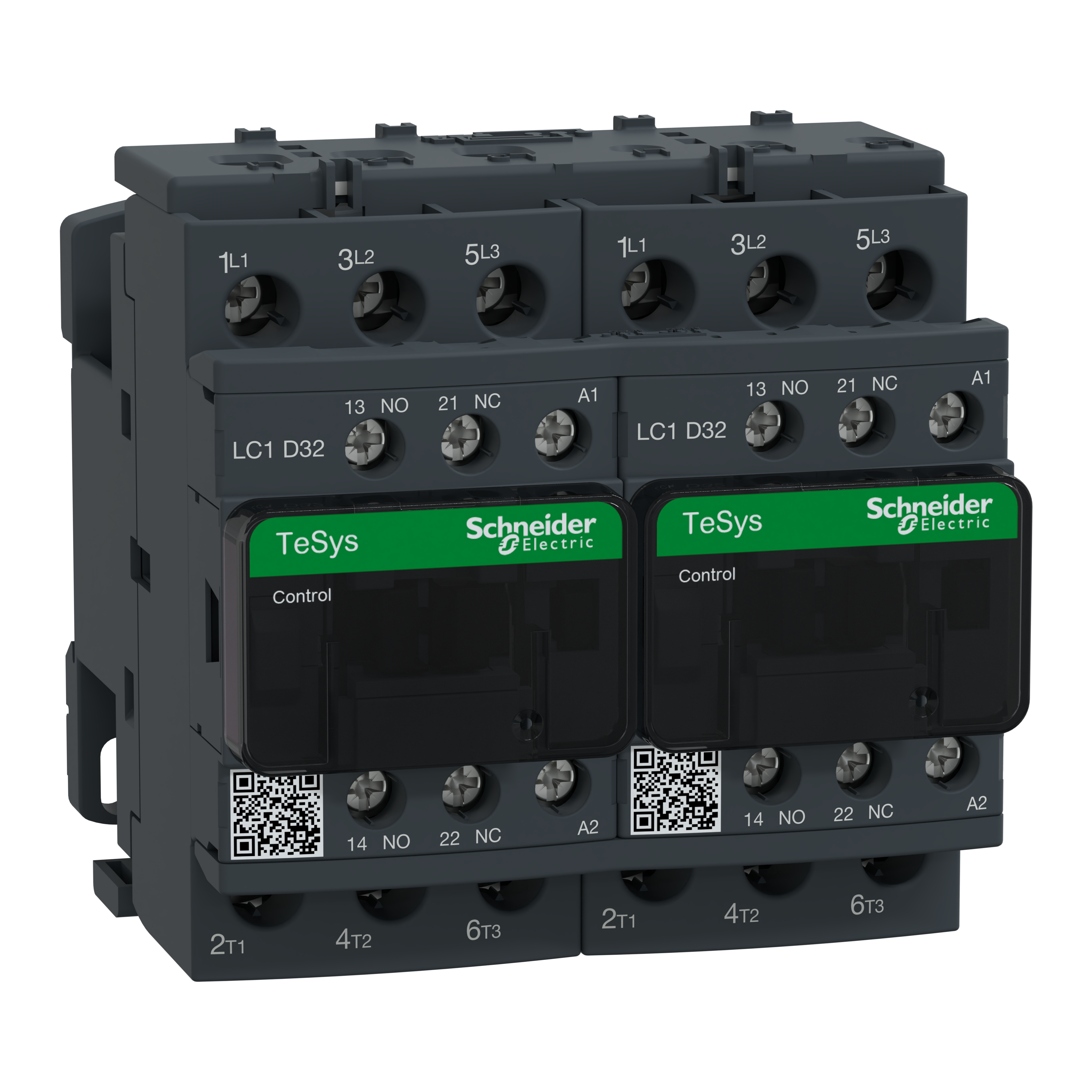 SCHNEIDER ELECTRIC - Teleinvertitore TeSys LC2D - 3 poli - AC3 440 V 32 A - 230 V CA