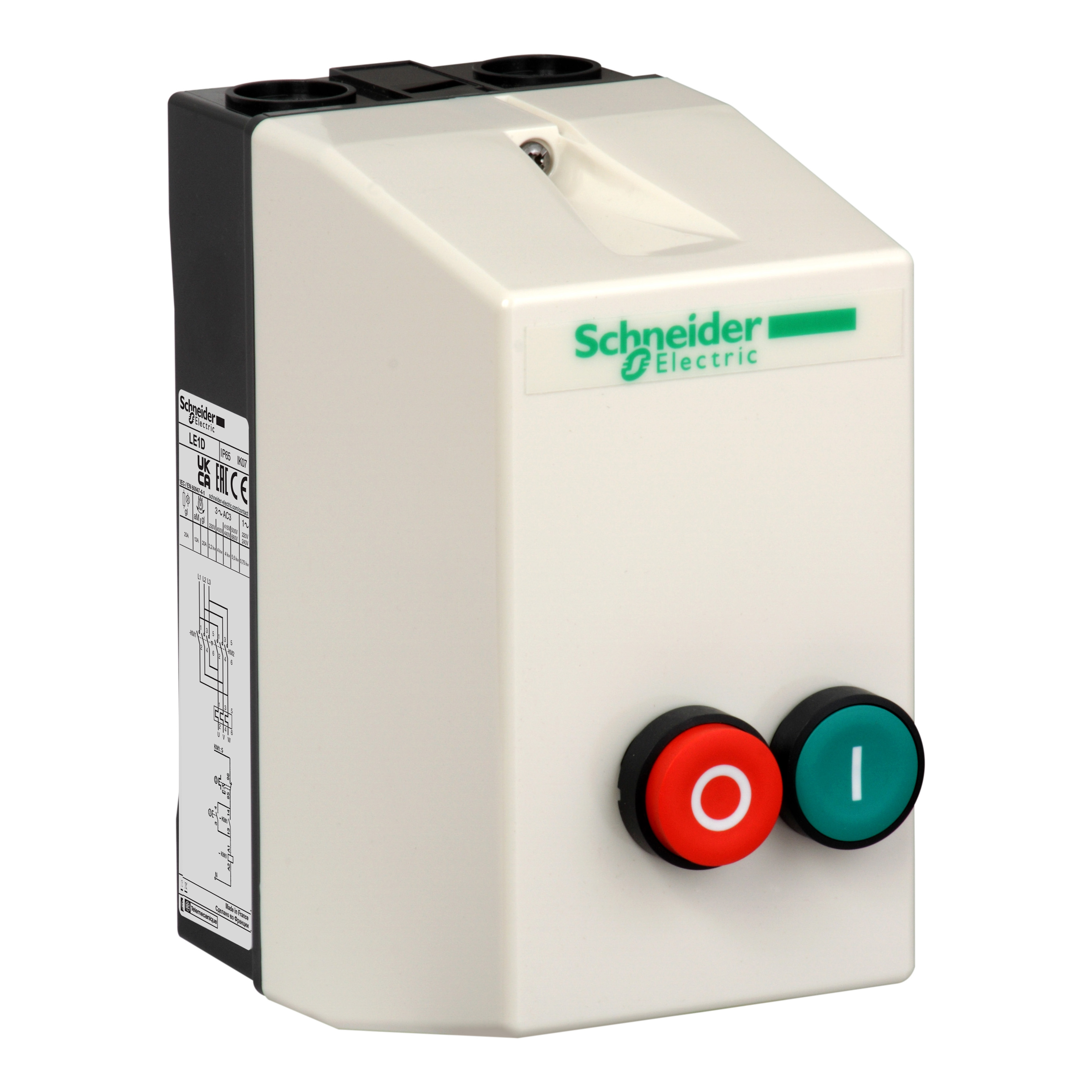 SCHNEIDER ELECTRIC - Avviatore in cassetta TeSys - LE1-D - 9 A - Bobina 110 V CA