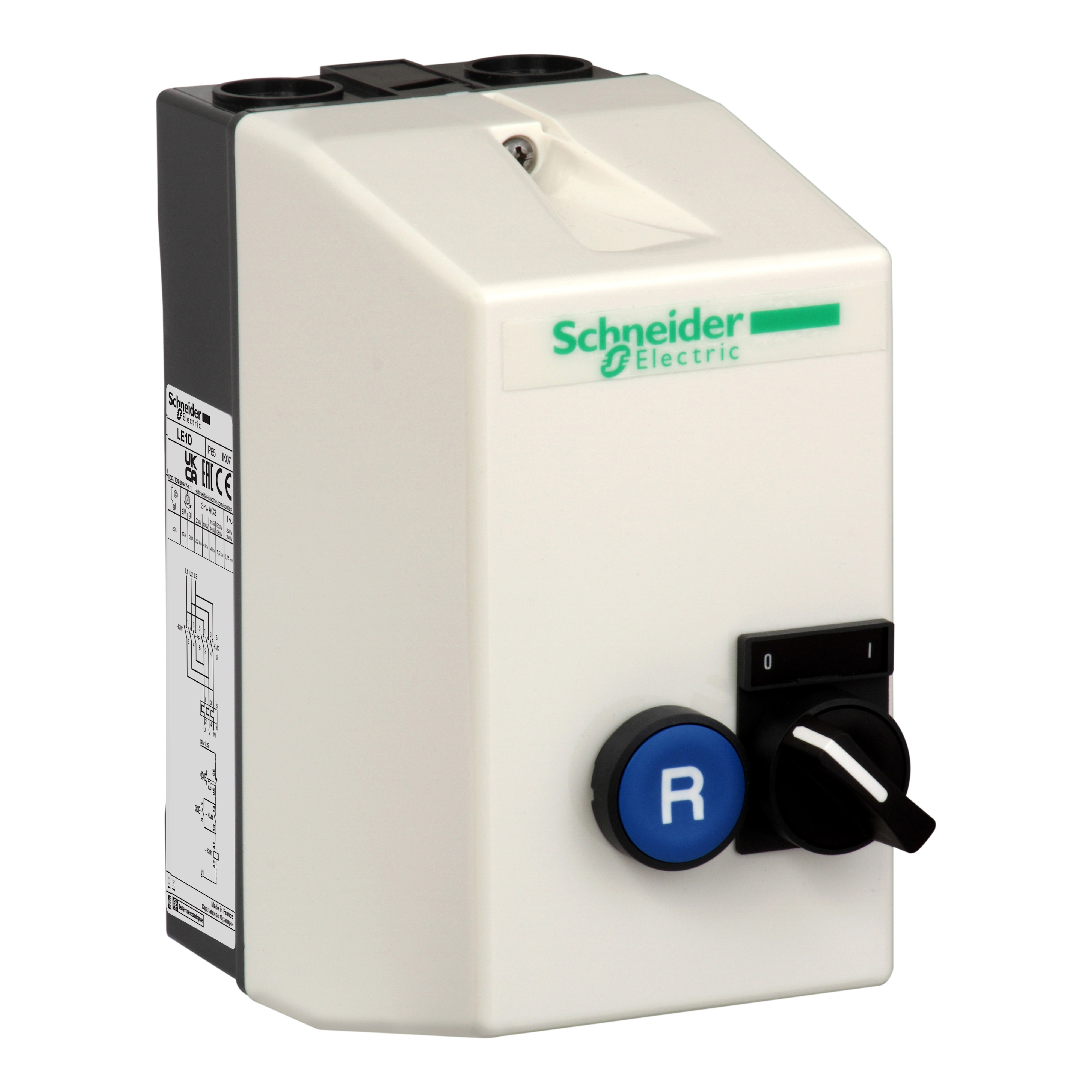 SCHNEIDER ELECTRIC - Avviatore in cassetta, TeSys, LE, 9A - 400 Vca 2 posizioni più Reset