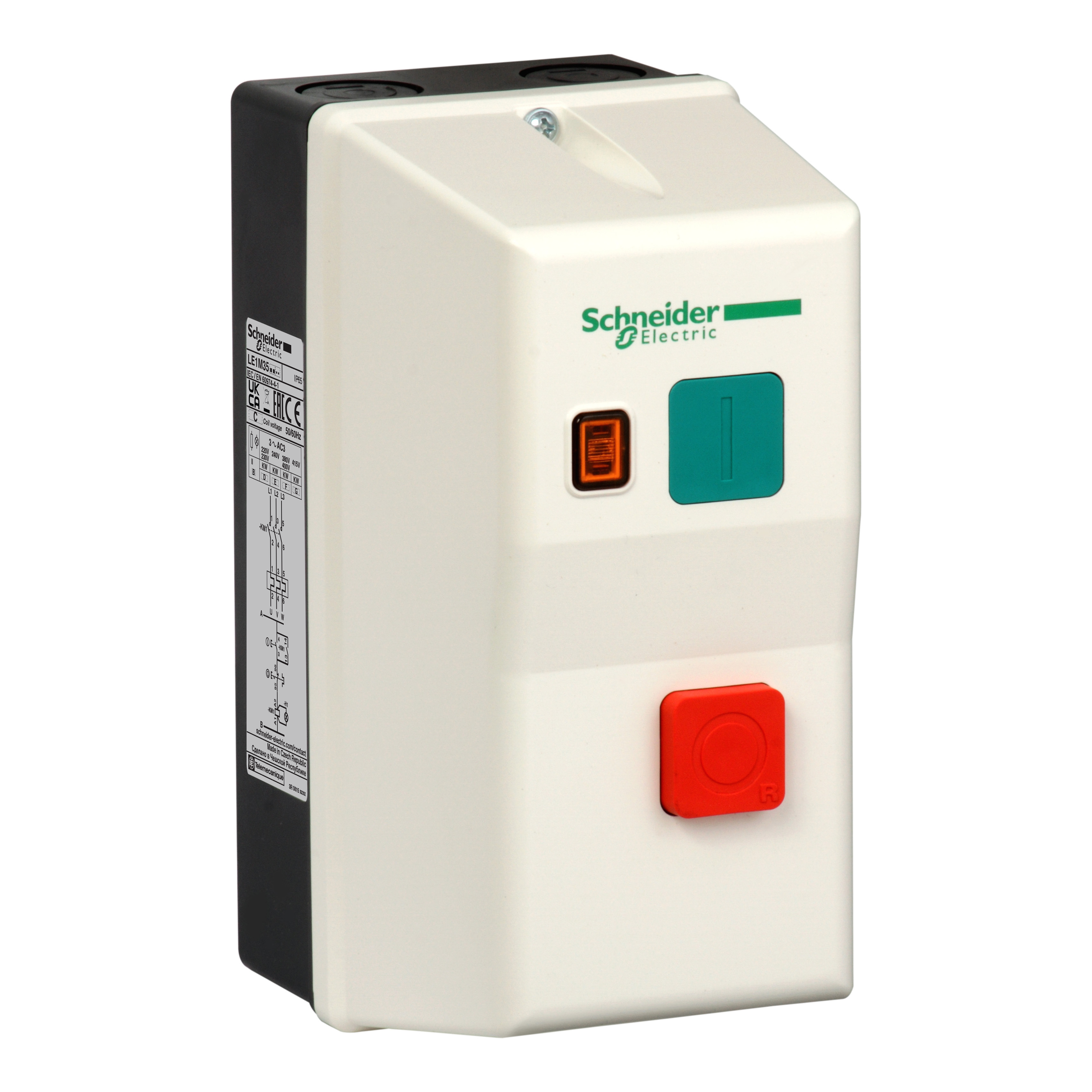 SCHNEIDER ELECTRIC - Teleinvertitore in cassetta TeSys - LE1 - M - 0,8..1,2 A - 380 V CA