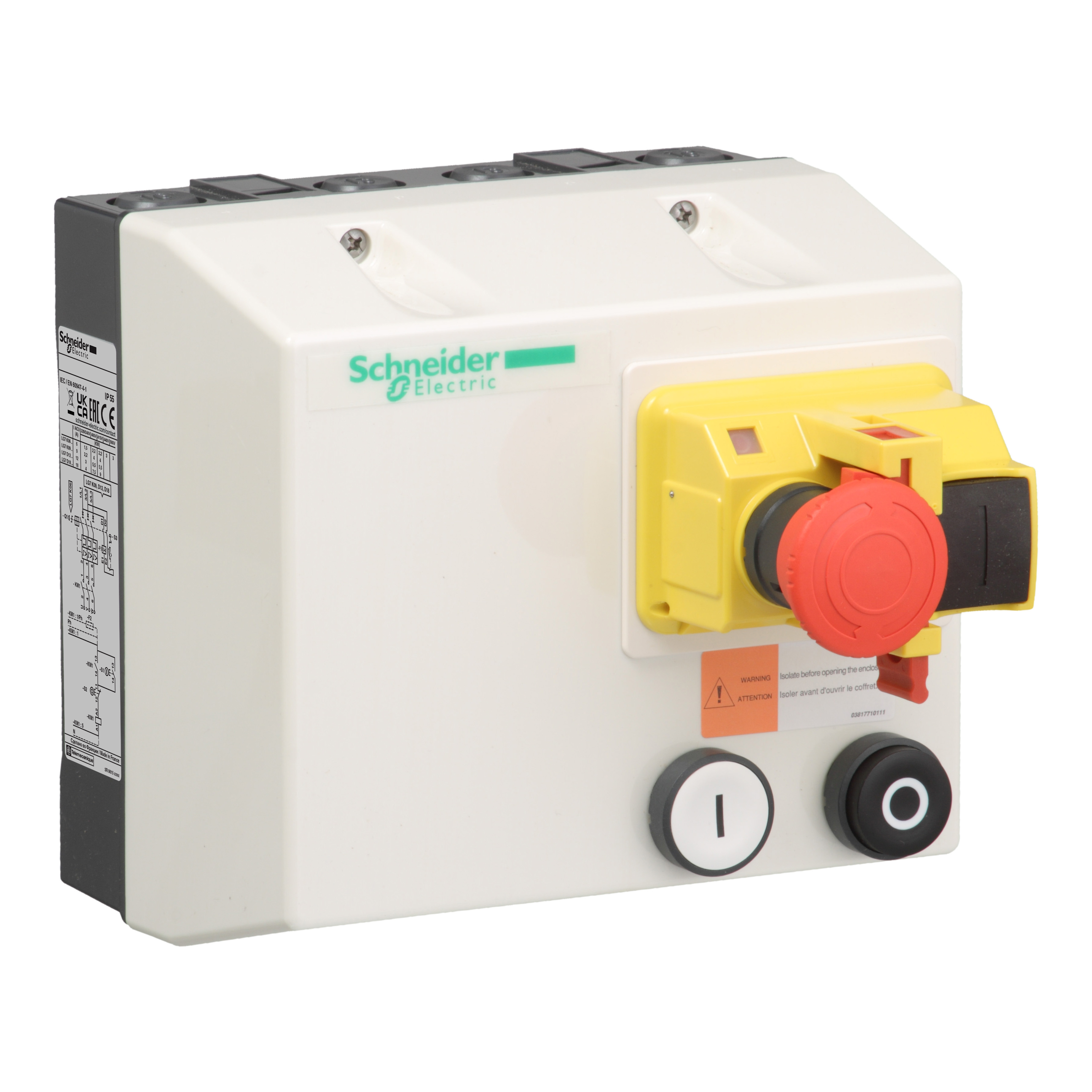 SCHNEIDER ELECTRIC - Avviatore in cassetta - TeSys LJ7K - 1,6..2,5 A - 380 V CA