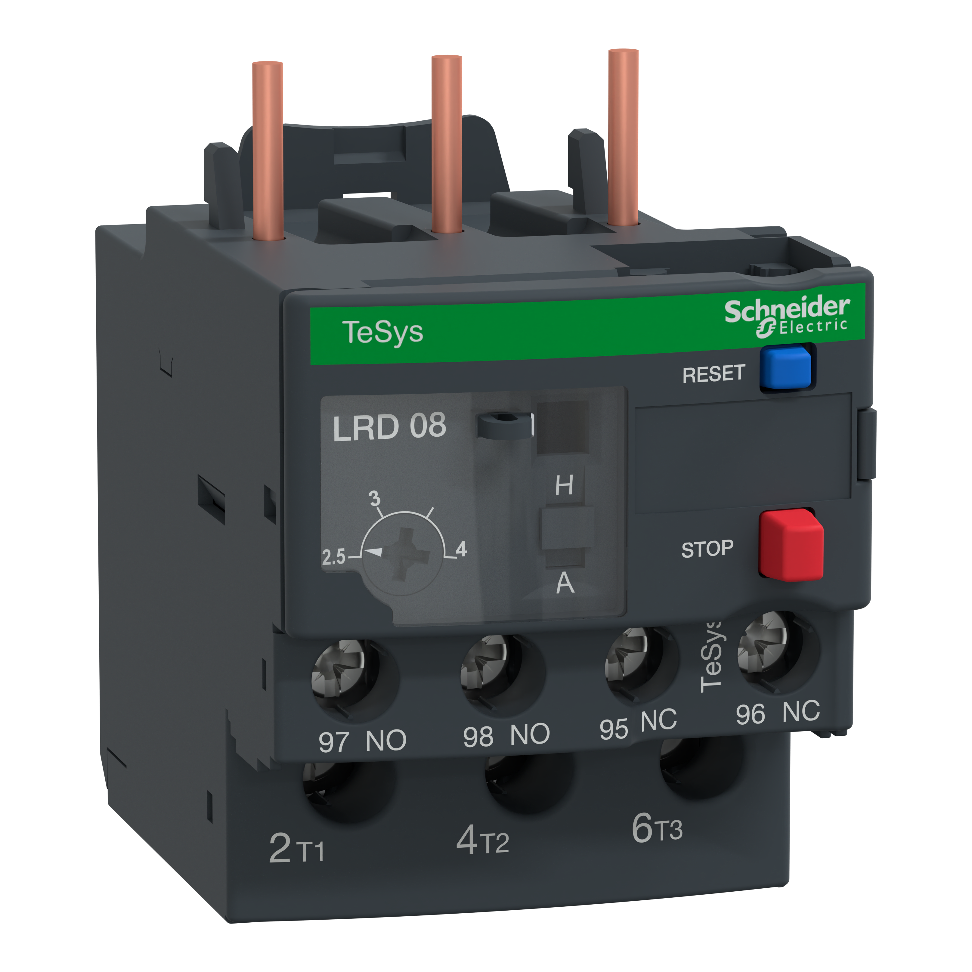 SCHNEIDER ELECTRIC - Relè sovraccarico termico per motore - 2,5…4 A - Classe 10A