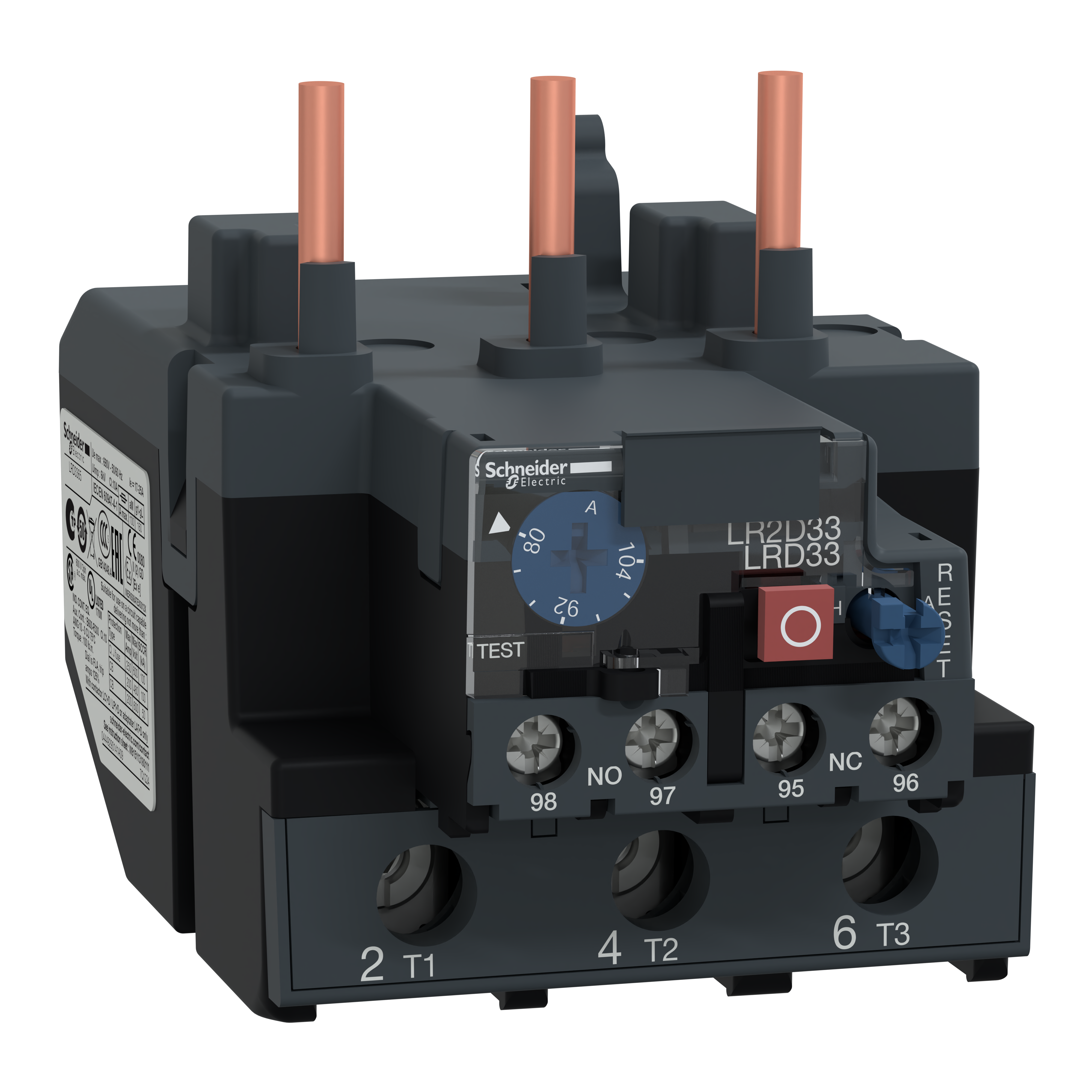 SCHNEIDER ELECTRIC - Relè sovraccarico termico per motore TeSys - 80...104 A - Classe 10A