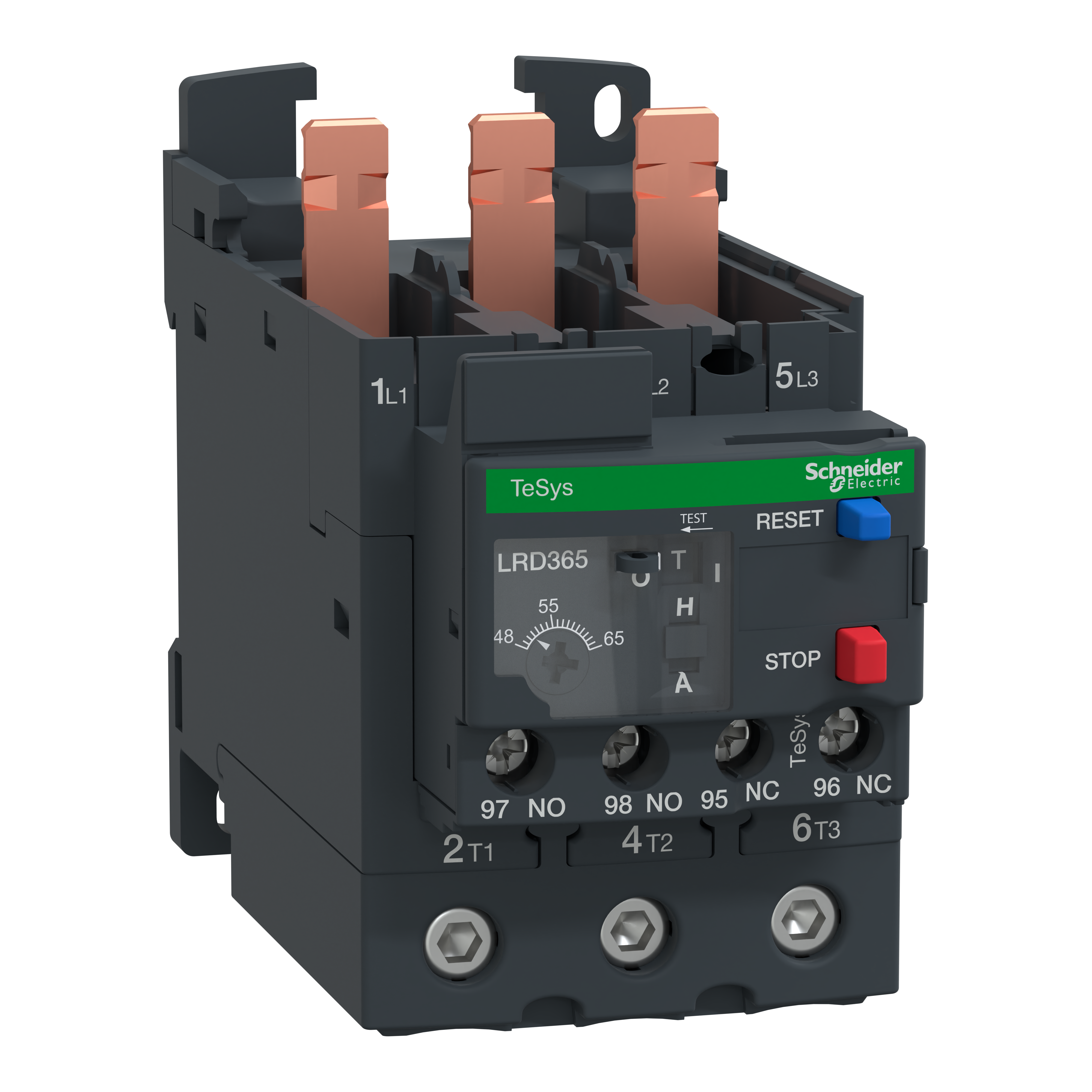 SCHNEIDER ELECTRIC - Relè sovraccarico termico per motore TeSys - 48...65 A - Classe 10A