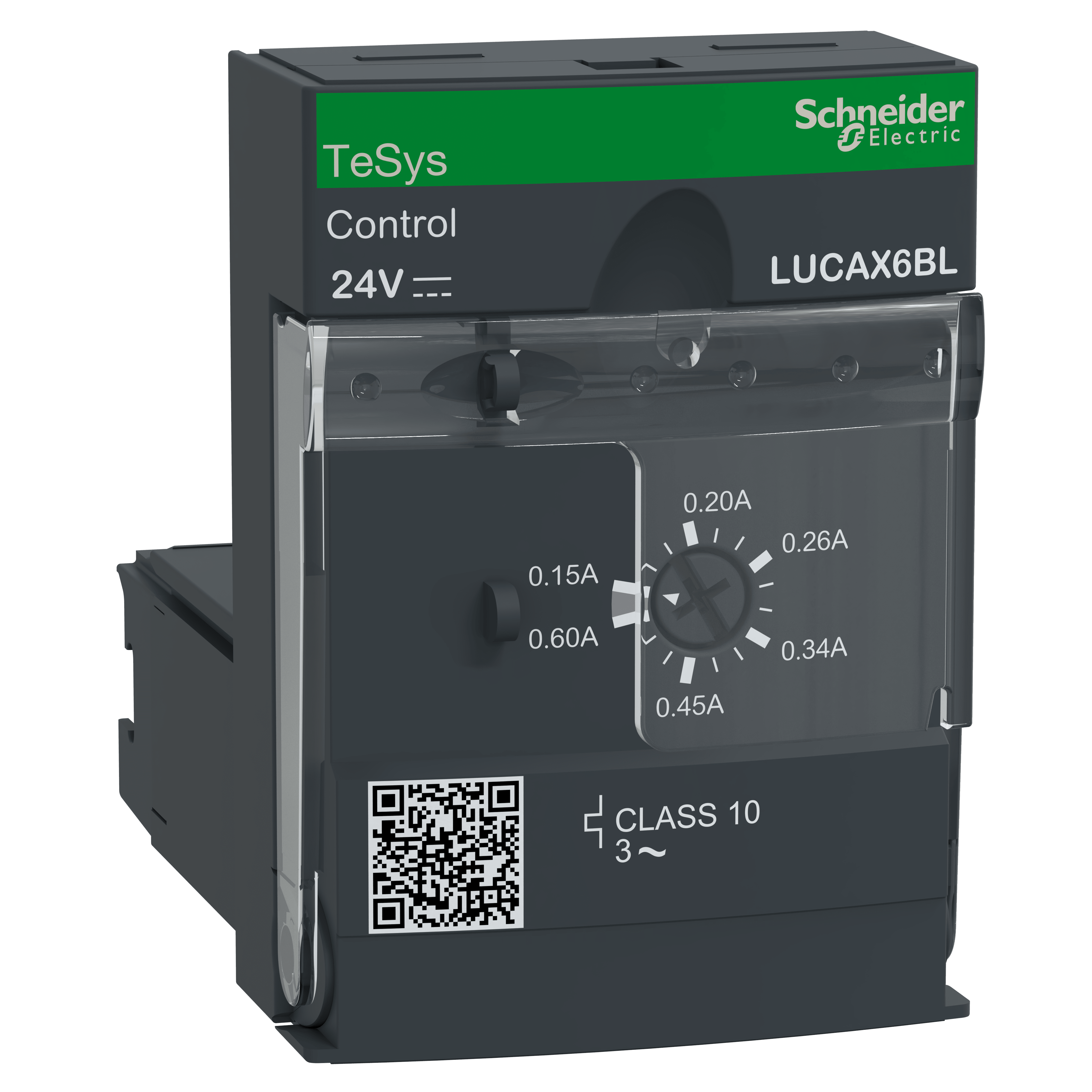 SCHNEIDER ELECTRIC - Unità di controllo standard LUCA - Classe 10 - 0,15...0,6 A - 24 V CC