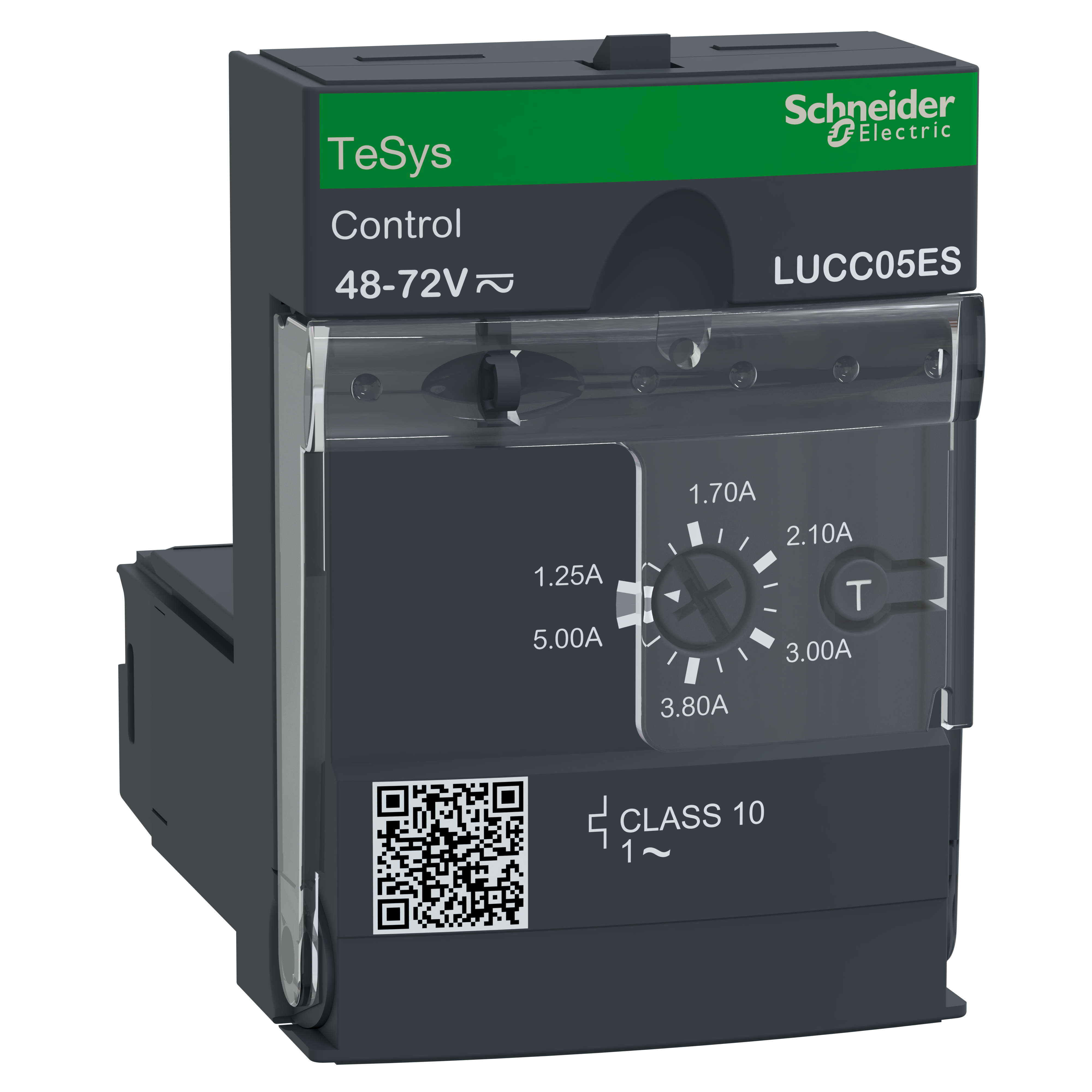 SCHNEIDER ELECTRIC - Unità di controllo avanzata LUCC - Classe 10 - 1,25...5 A - 48...72 V CC/CA