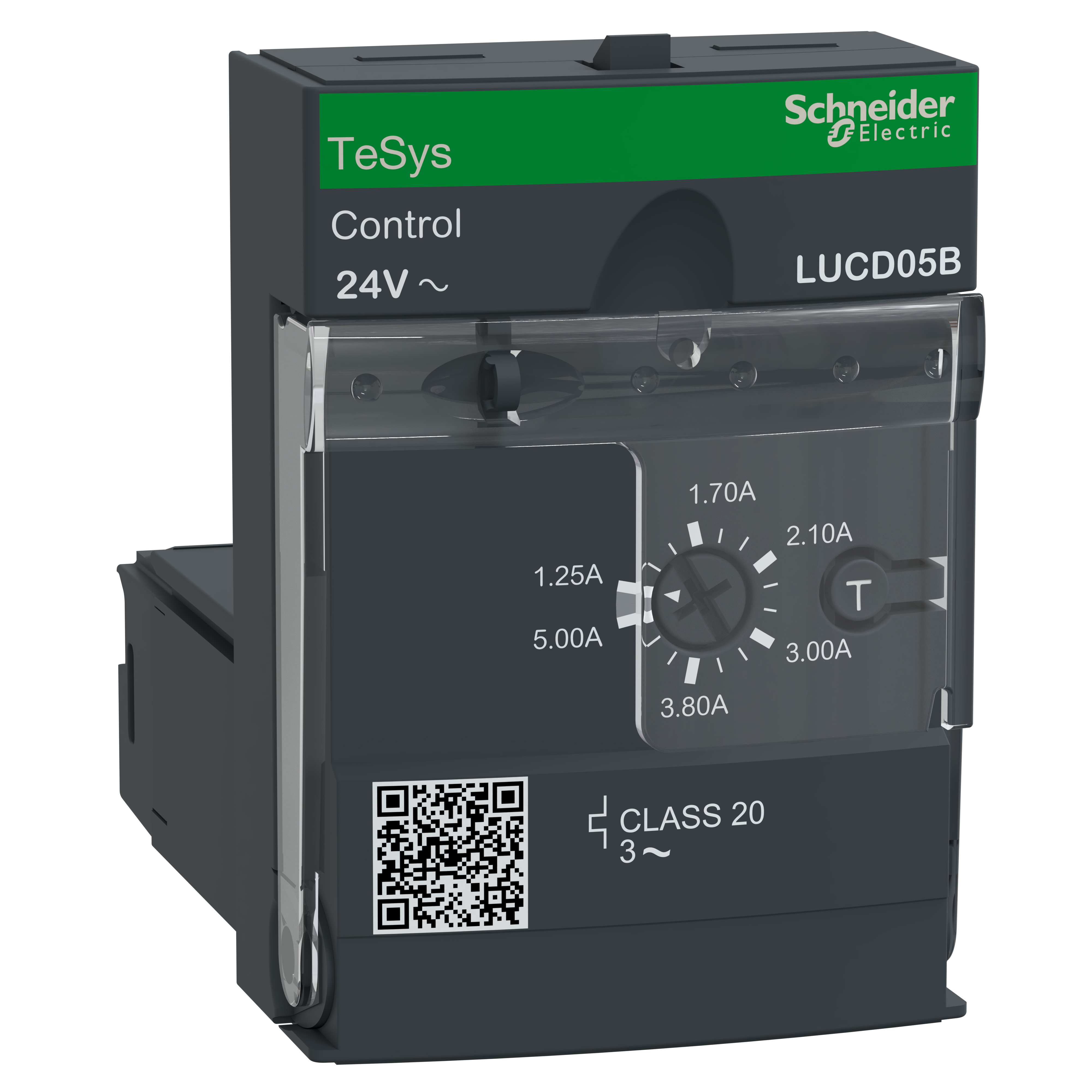 SCHNEIDER ELECTRIC - Unità di controllo avanzata LUCD - Classe 20 - 1,25...5 A - 24 V CA