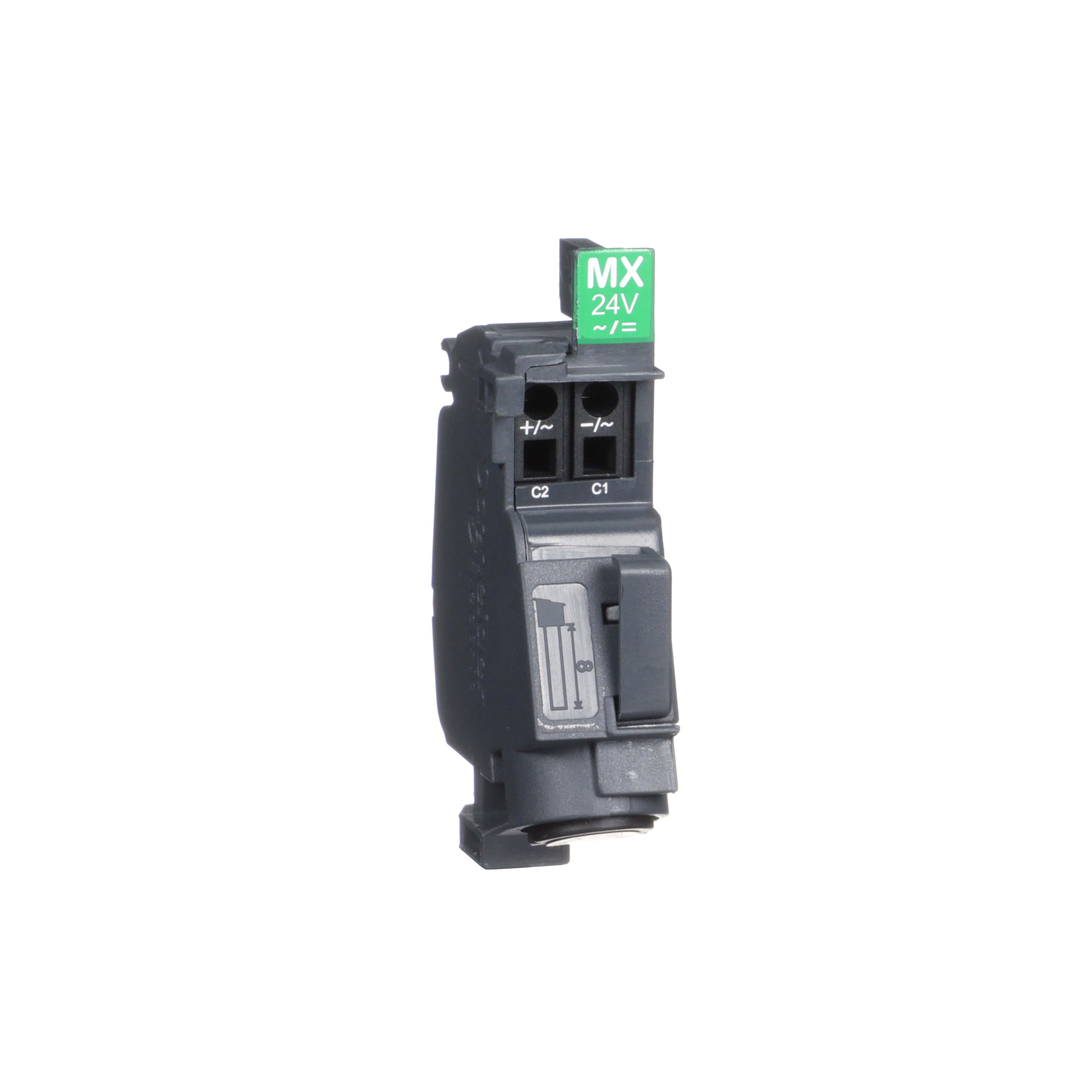 SCHNEIDER ELECTRIC - Bobina a lancio di corrente MX 24 Vca 50/60 Hz - 24 Vcc