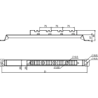 SCHNEIDER ELECTRIC - Supporto base barre verticali 800 mm