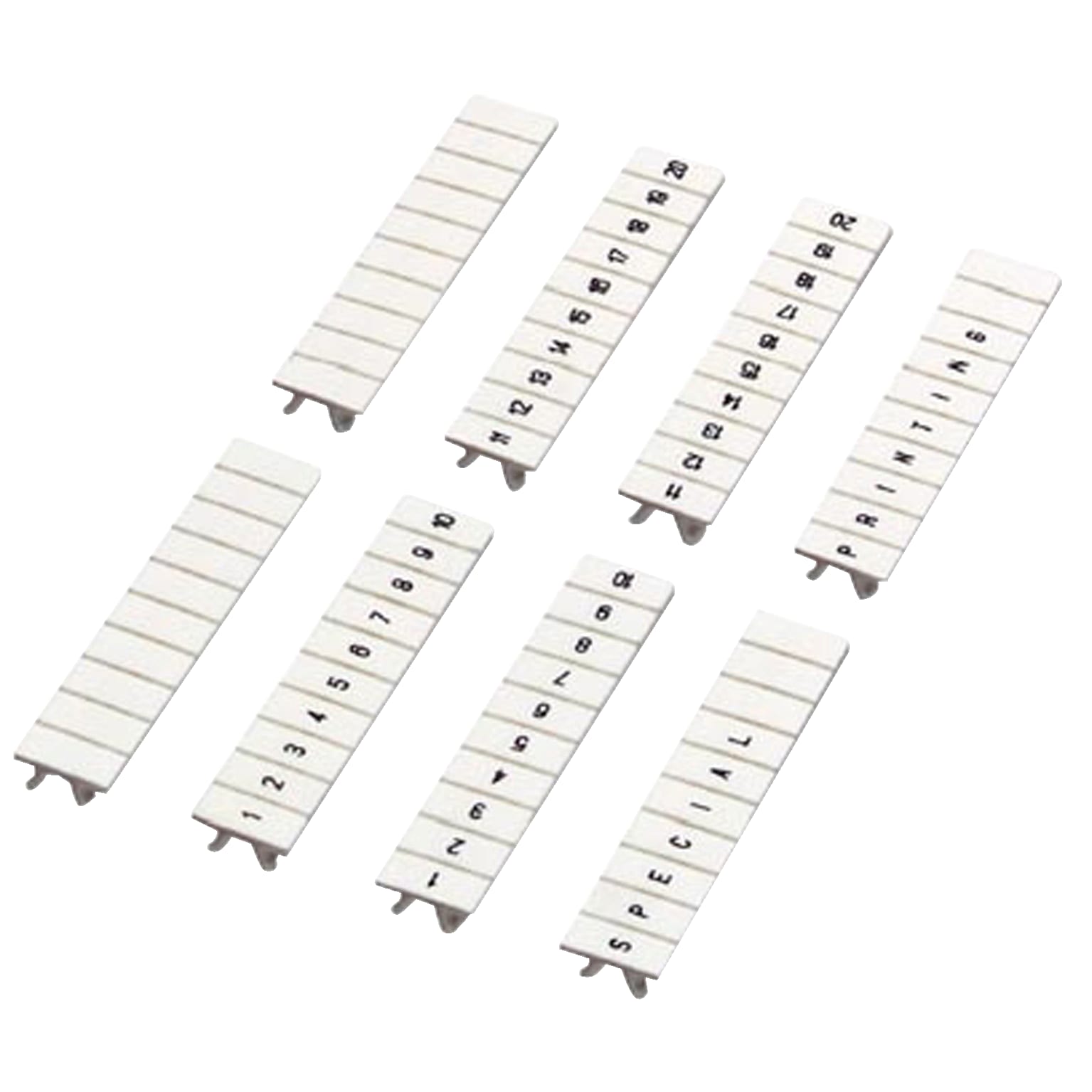 SCHNEIDER ELECTRIC - Elemento di siglatura, 5 mm 10 caratteri 91 - 100 - [prezzo per 100 pz]