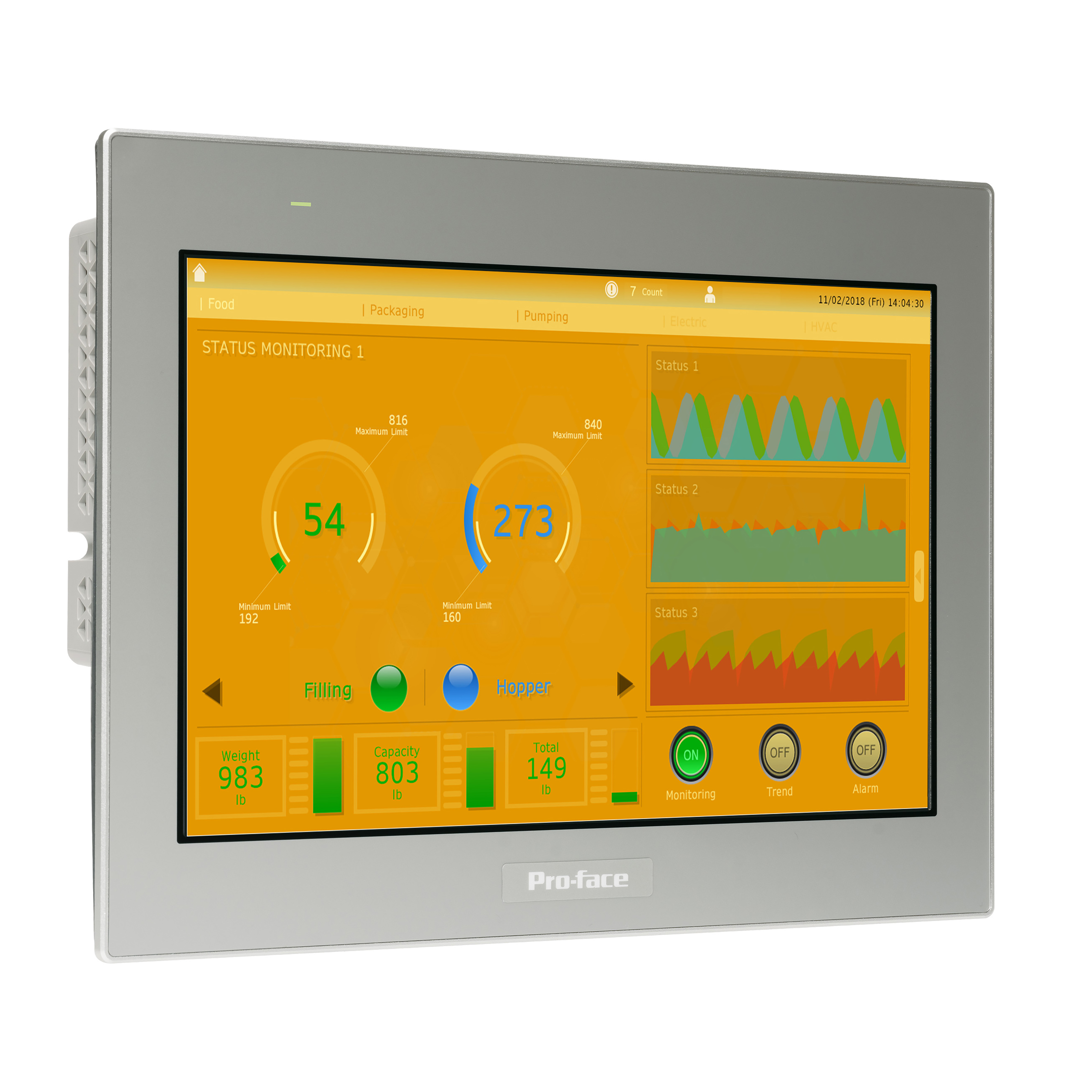 SCHNEIDER ELECTRIC - '12''W GP-PRO,CERT. MARINE DNV & EU RO M