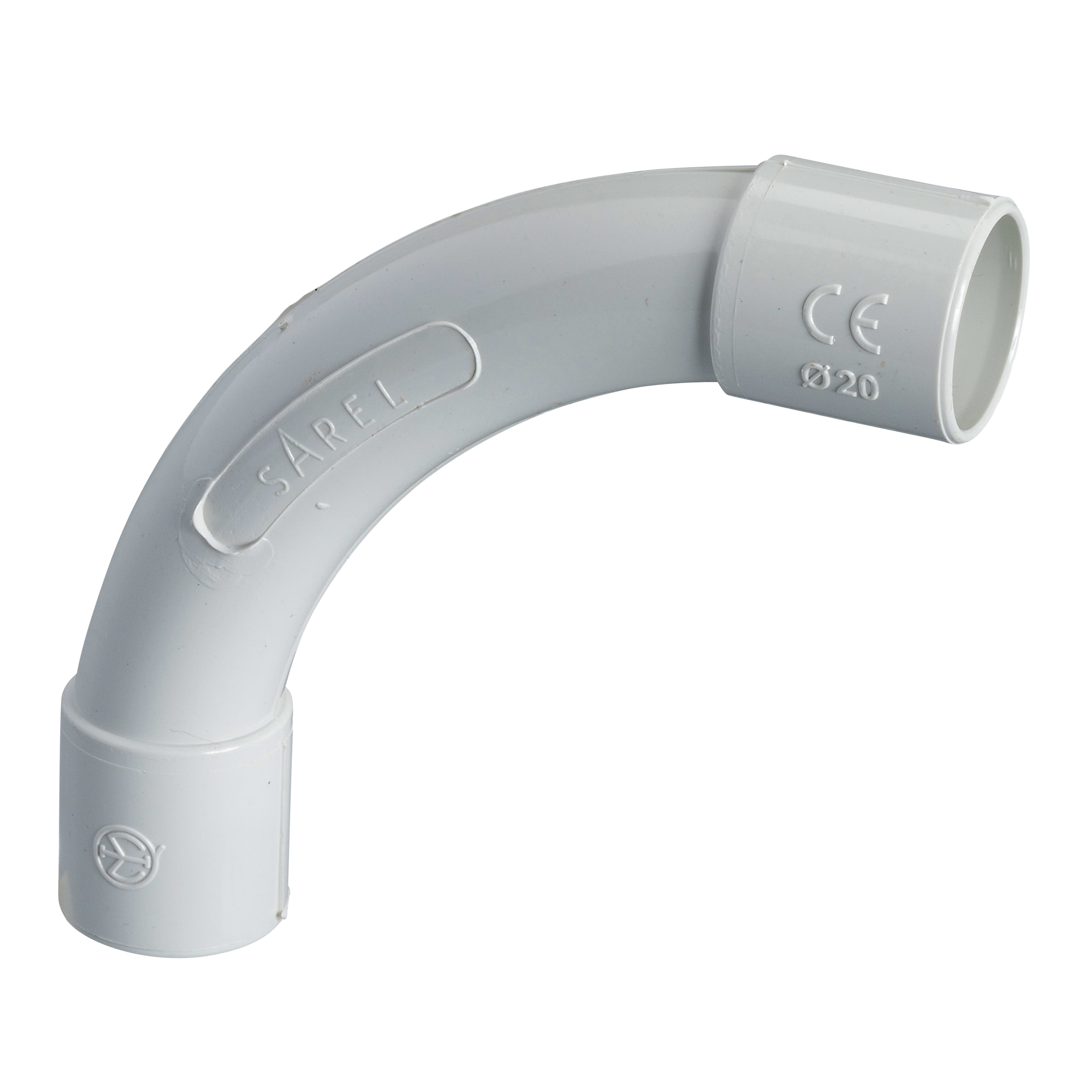SCHNEIDER ELECTRIC - Curva a 90° NC20 tubo-tubo IP40 per tubi Ø esterno 20mm - [prezzo per 100 pz]