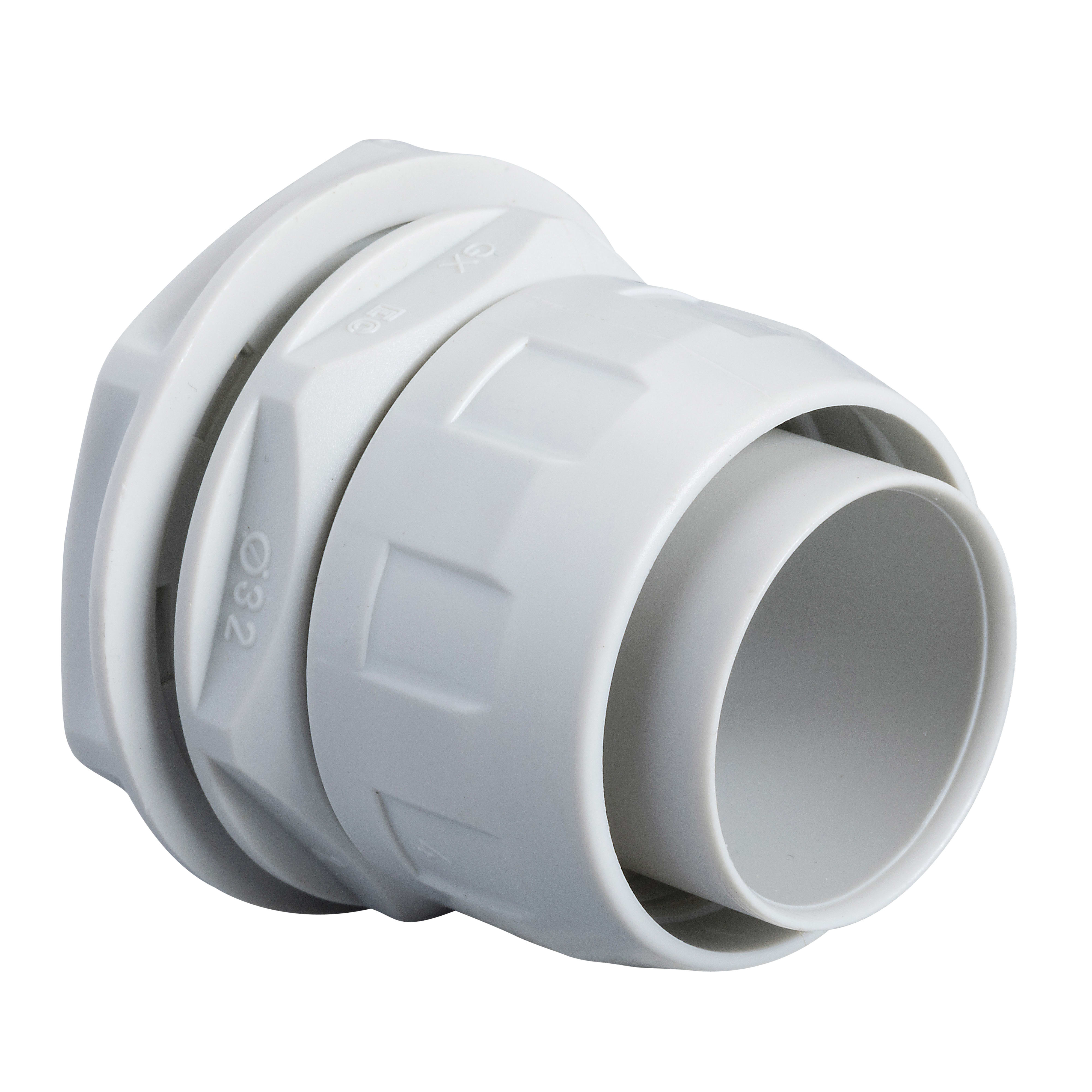SCHNEIDER ELECTRIC - Raccordo guaina-scatola RGM32 guaina Ø Interruttore 32mm filetto M40x1,5 - [prezzo per 100 pz]