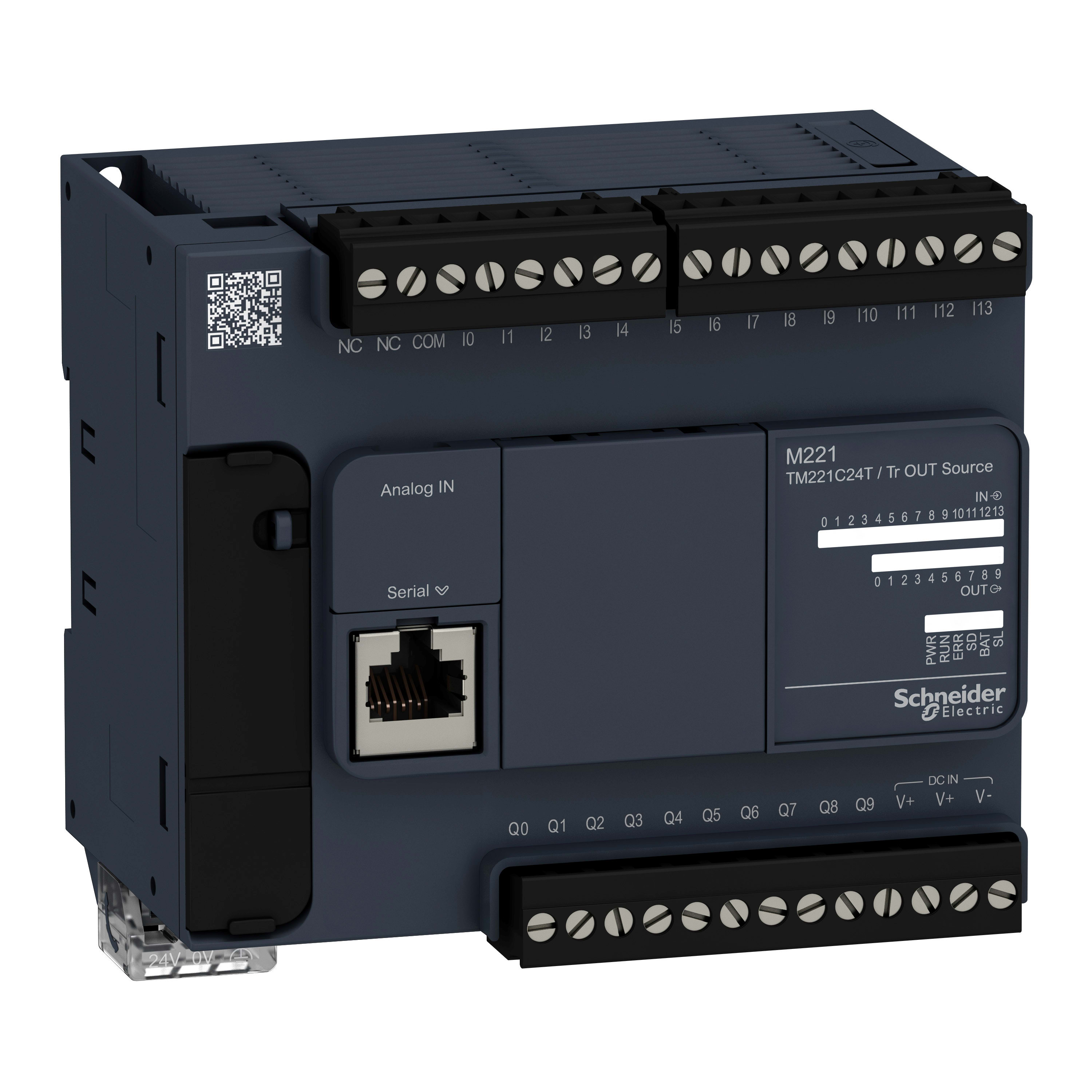 SCHNEIDER ELECTRIC - Controllore M221 24 I/O transistor PNP