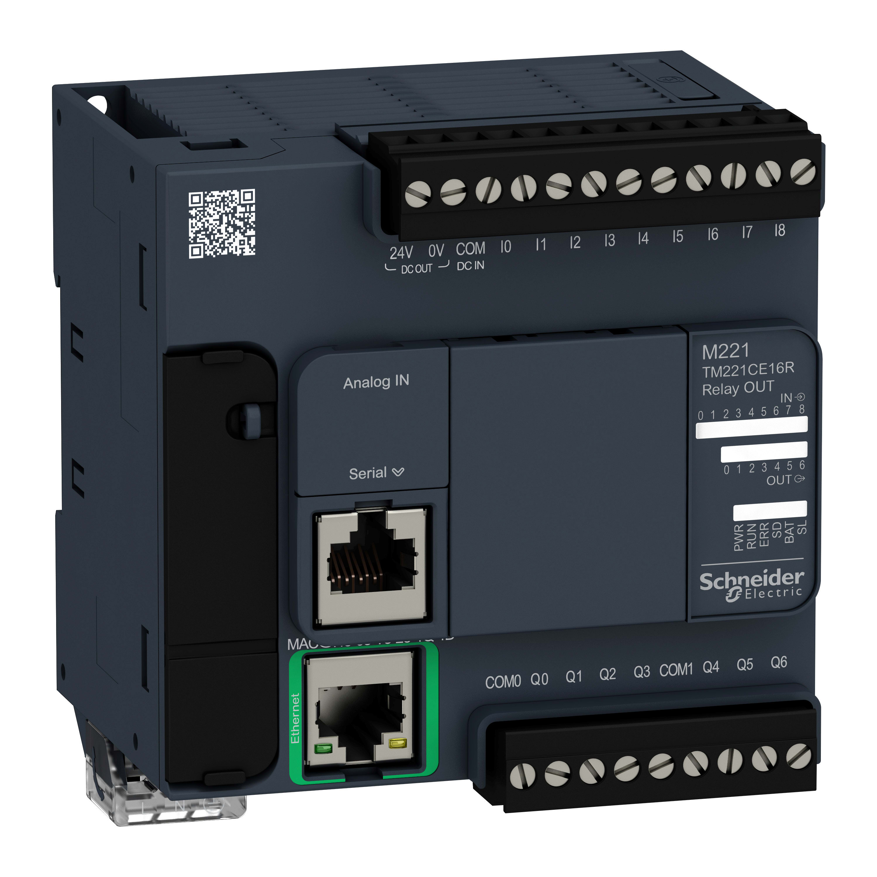 SCHNEIDER ELECTRIC - Controllore M221 16 I/O relè, Ethernet