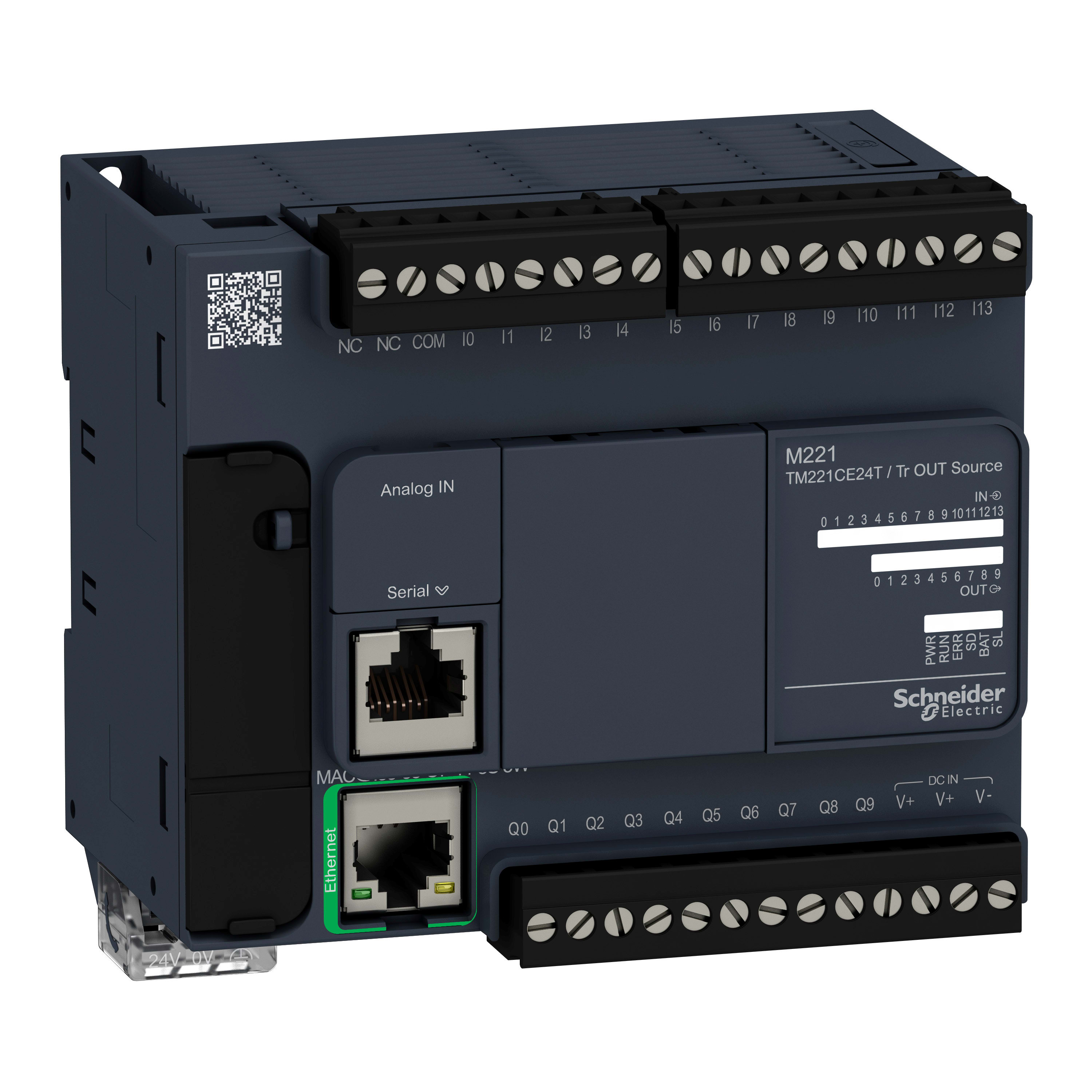 SCHNEIDER ELECTRIC - Controllore M221 24 I/O transistor PNP, Ethernet