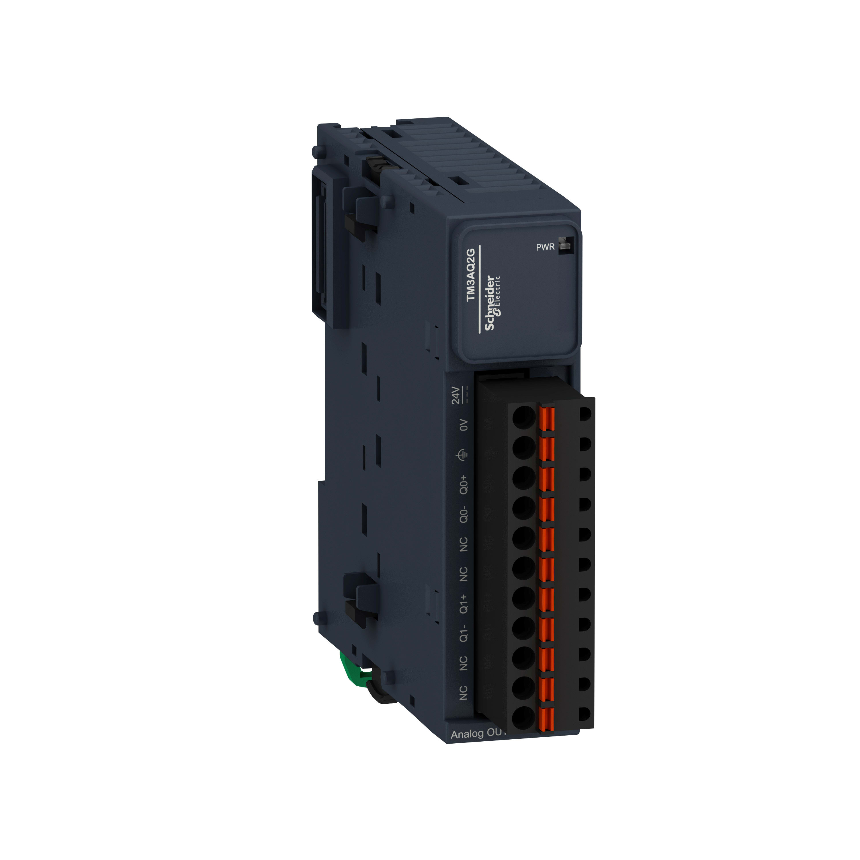 SCHNEIDER ELECTRIC - Modulo TM3 - 2 output analogiche, molla