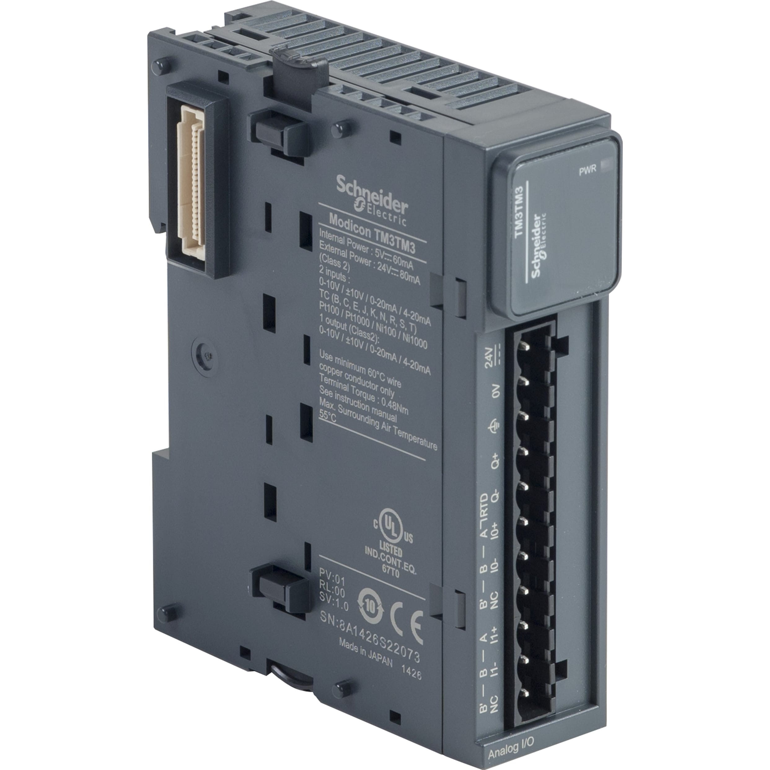 SCHNEIDER ELECTRIC - Modulo TM3 - 2 input temperatura e 1 output analogica