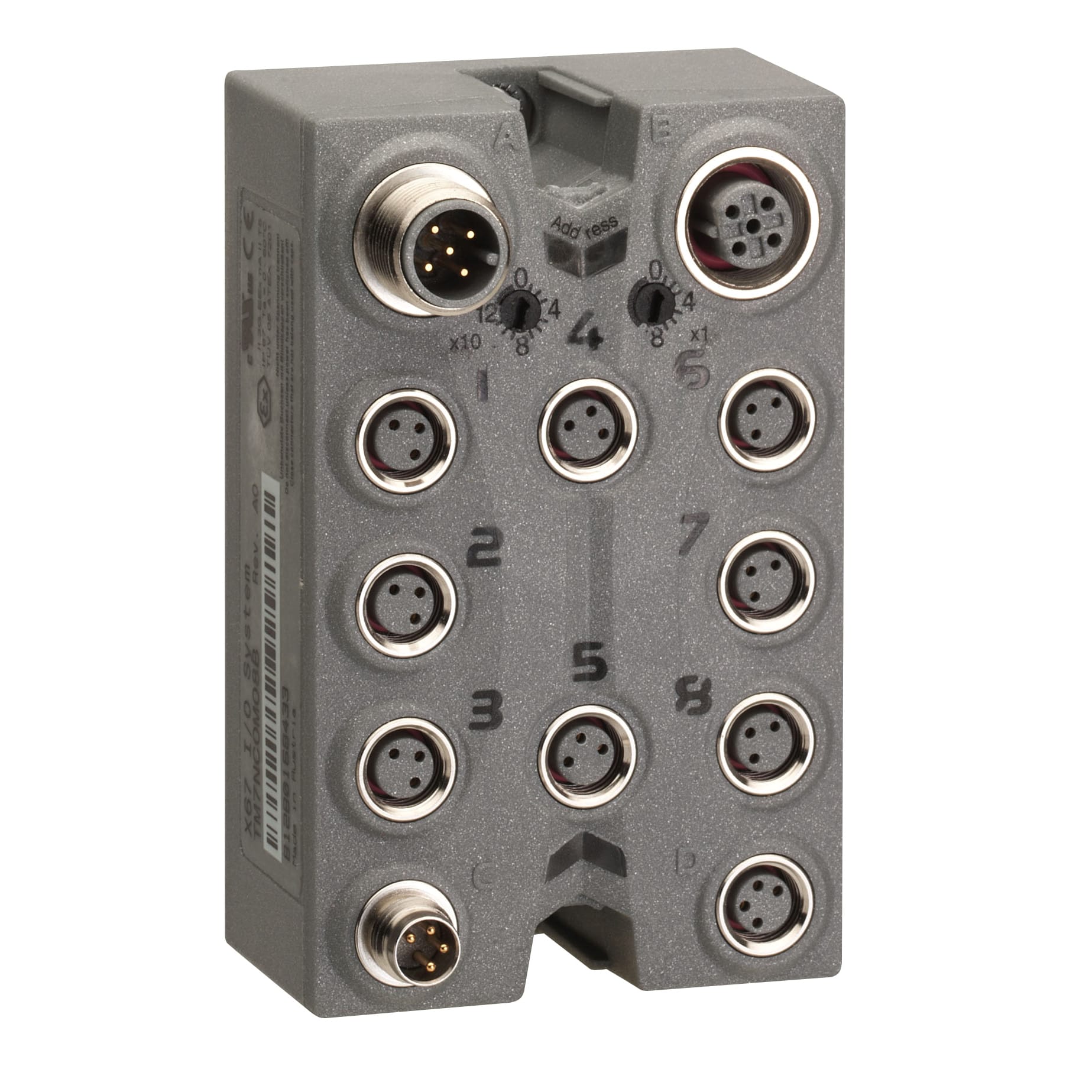 SCHNEIDER ELECTRIC - Blocco interfaccia CANopen - IP67 - 8 I/O - M8