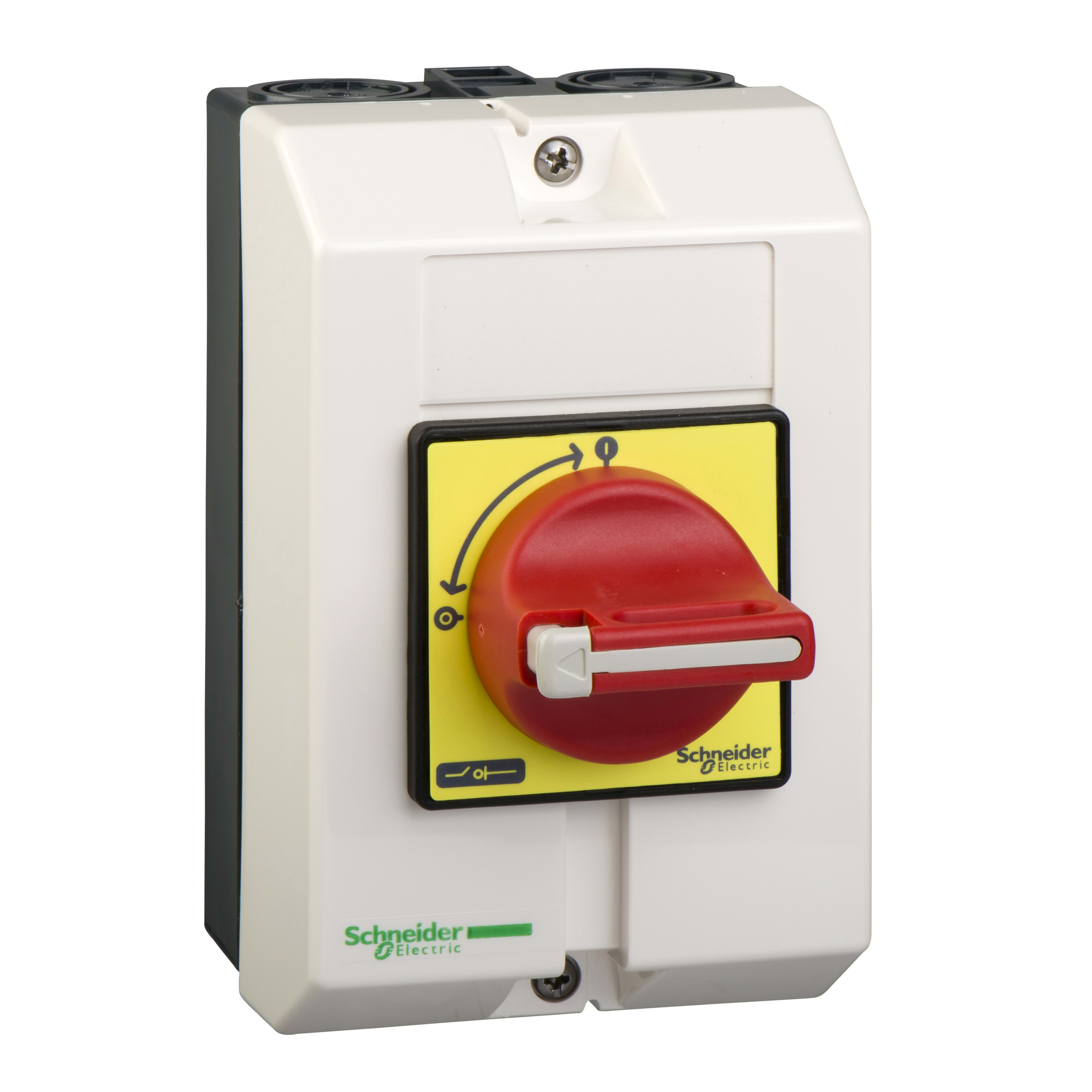 SCHNEIDER ELECTRIC - Cassetta IP65 per TeSys Vario V3, V4 - manovra rossa
