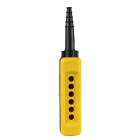 SCHNEIDER ELECTRIC - Empty pendant control station, Harmony XAC, plastic, yellow, 6 cut outs, UL CSA certified