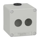 SCHNEIDER ELECTRIC - Pulsantiera in metallo grigia M20 2 fori 22MM 80X80X77 UL CSA