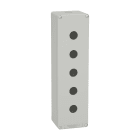 SCHNEIDER ELECTRIC - Pulsantiera in metallo grigia  M32 5 fori 22MM 85X310X77 UL CSA