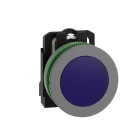 SCHNEIDER ELECTRIC - Lampada spia blu 120Vac filopannello - Ø30 - LED universale - ghiera grigia - Ø30 - LED universale