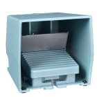 SCHNEIDER ELECTRIC - Interruttore a pedale singolo XPE-M c/protezione metallo blu - 2NC+2NO
